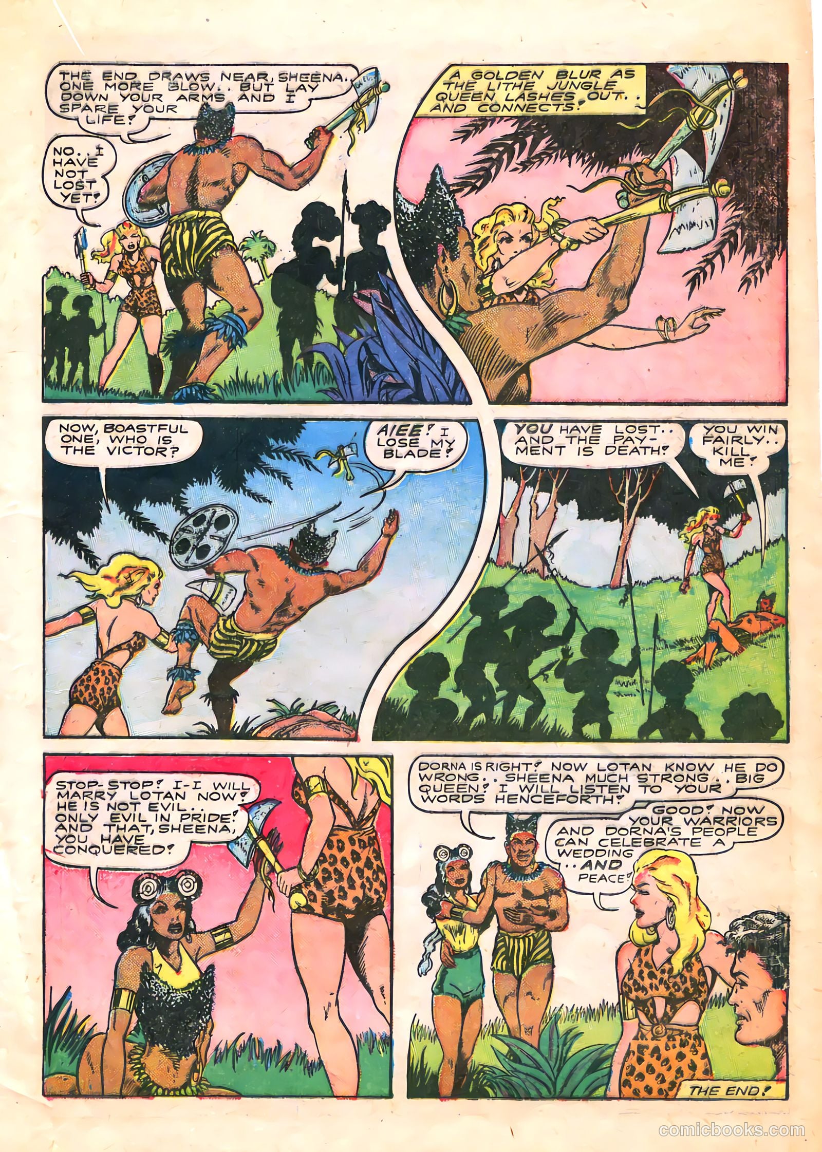 Sheena, Queen of the Jungle #5 (1949) — page 25 of 52