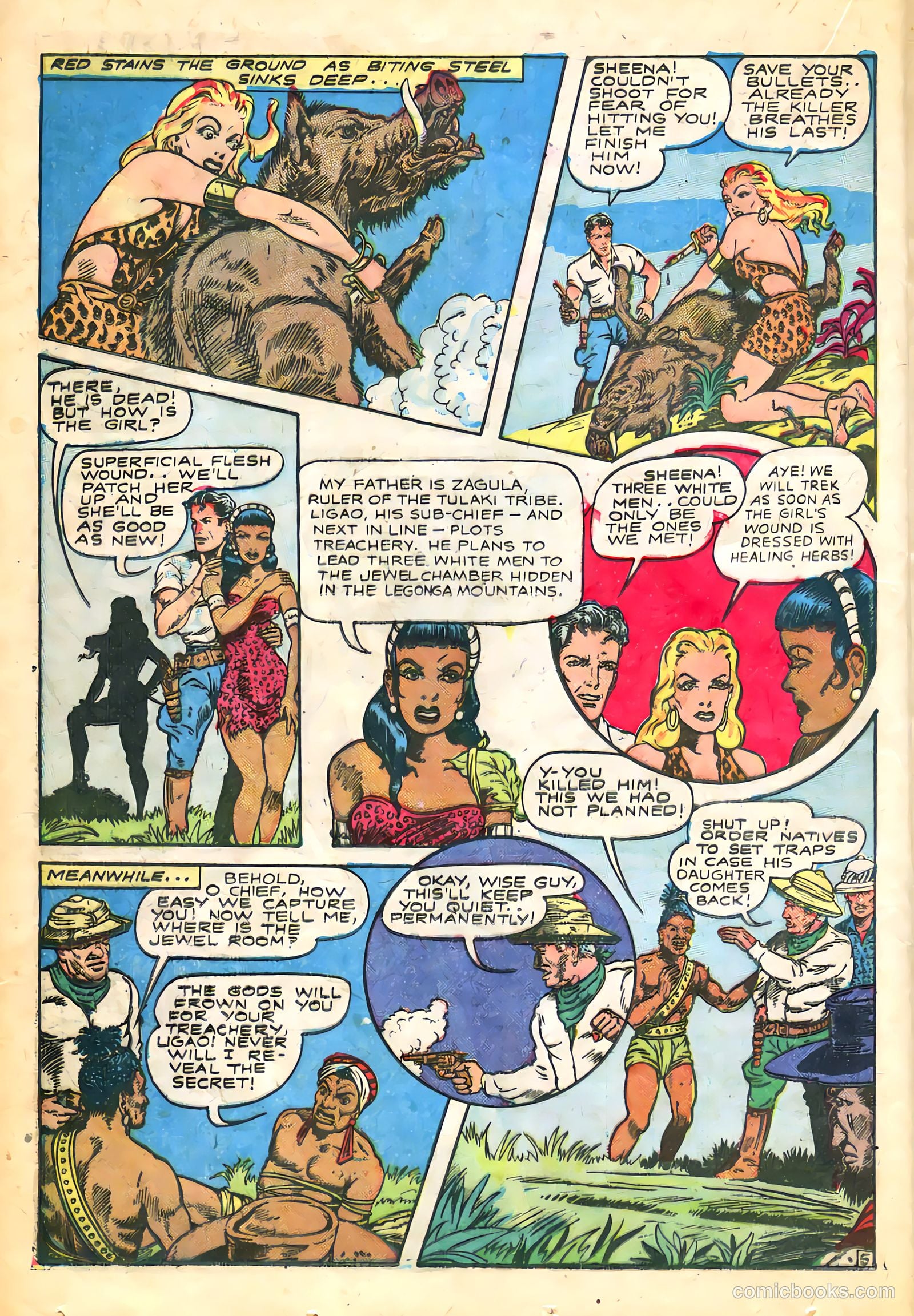 Sheena, Queen of the Jungle #5 (1949) — page 30 of 52