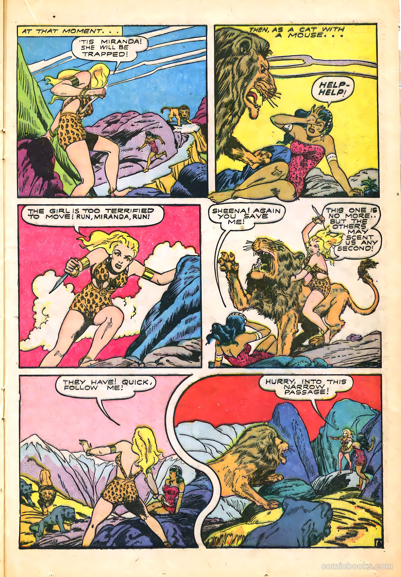 Sheena, Queen of the Jungle #5 (1949) — page 33 of 52