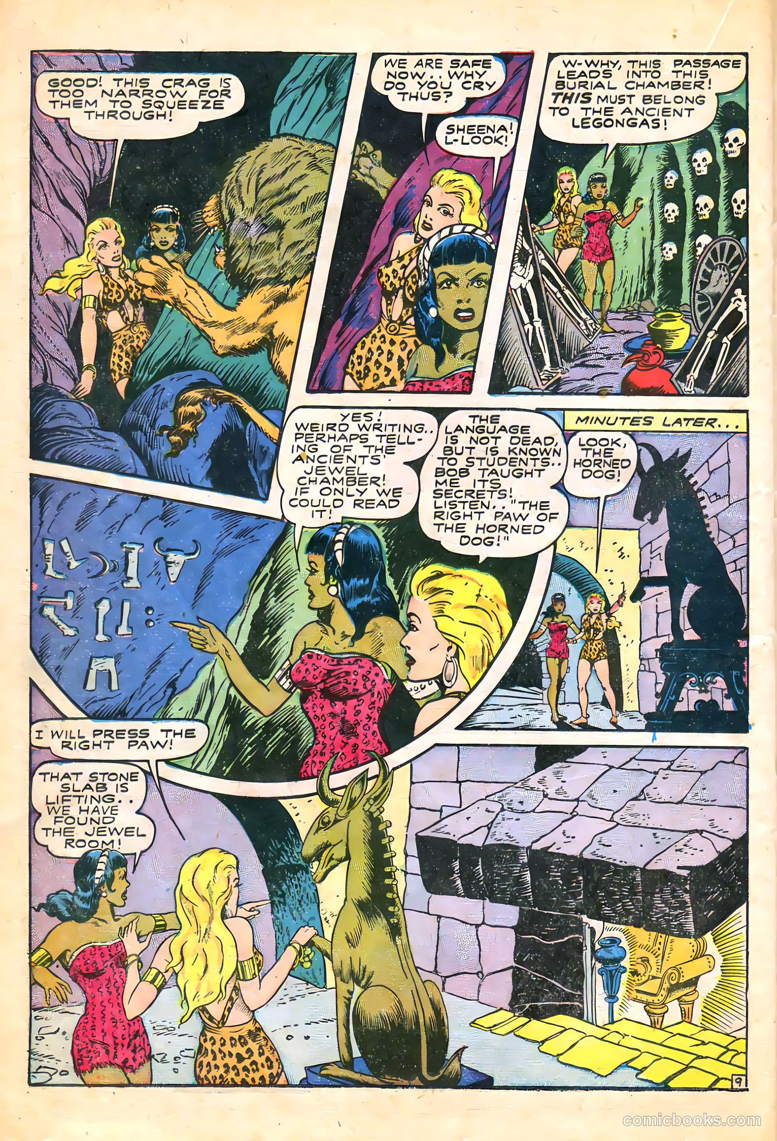 Sheena, Queen of the Jungle #5 (1949) — page 34 of 52