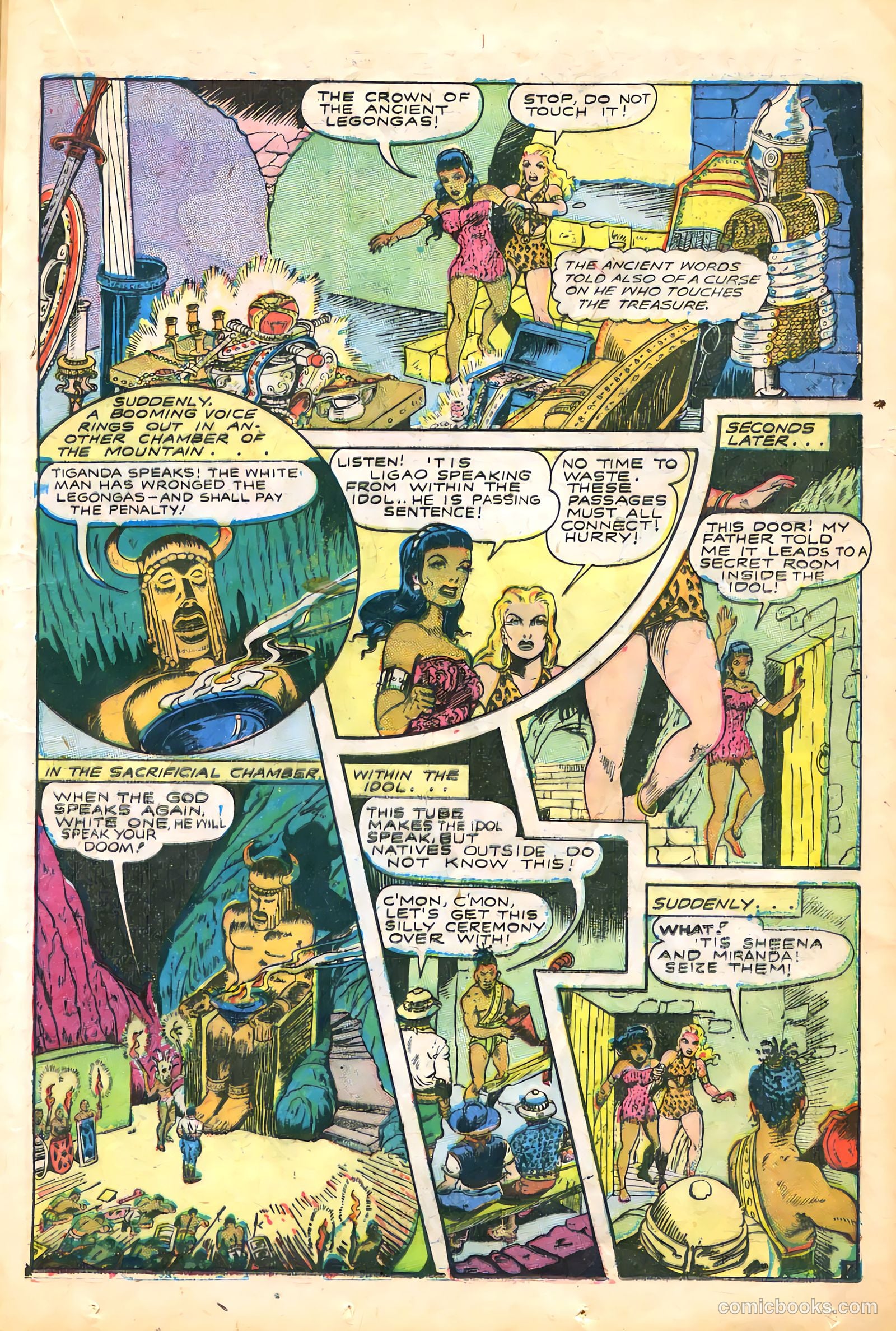 Sheena, Queen of the Jungle #5 (1949) — page 35 of 52