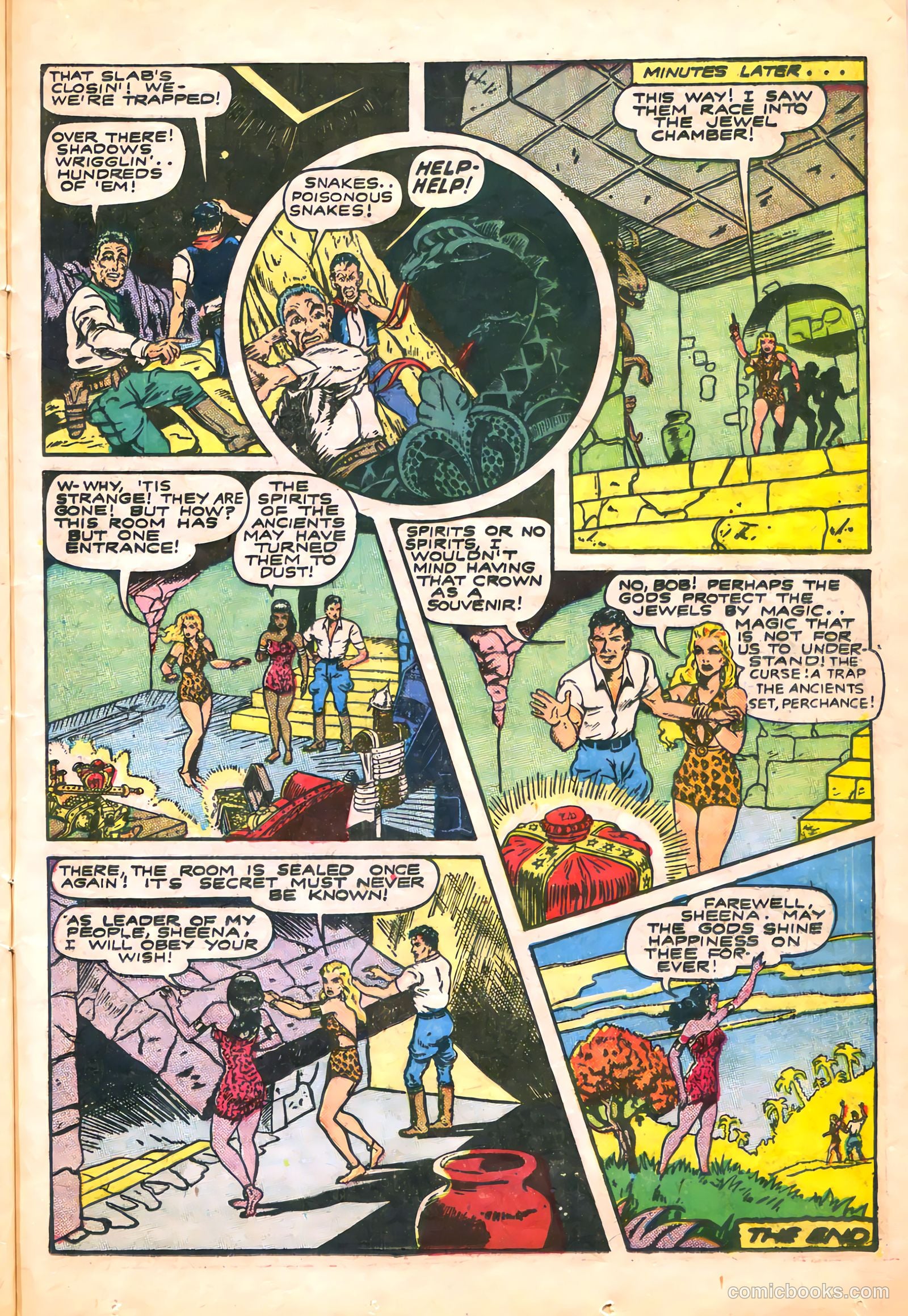 Sheena, Queen of the Jungle #5 (1949) — page 37 of 52
