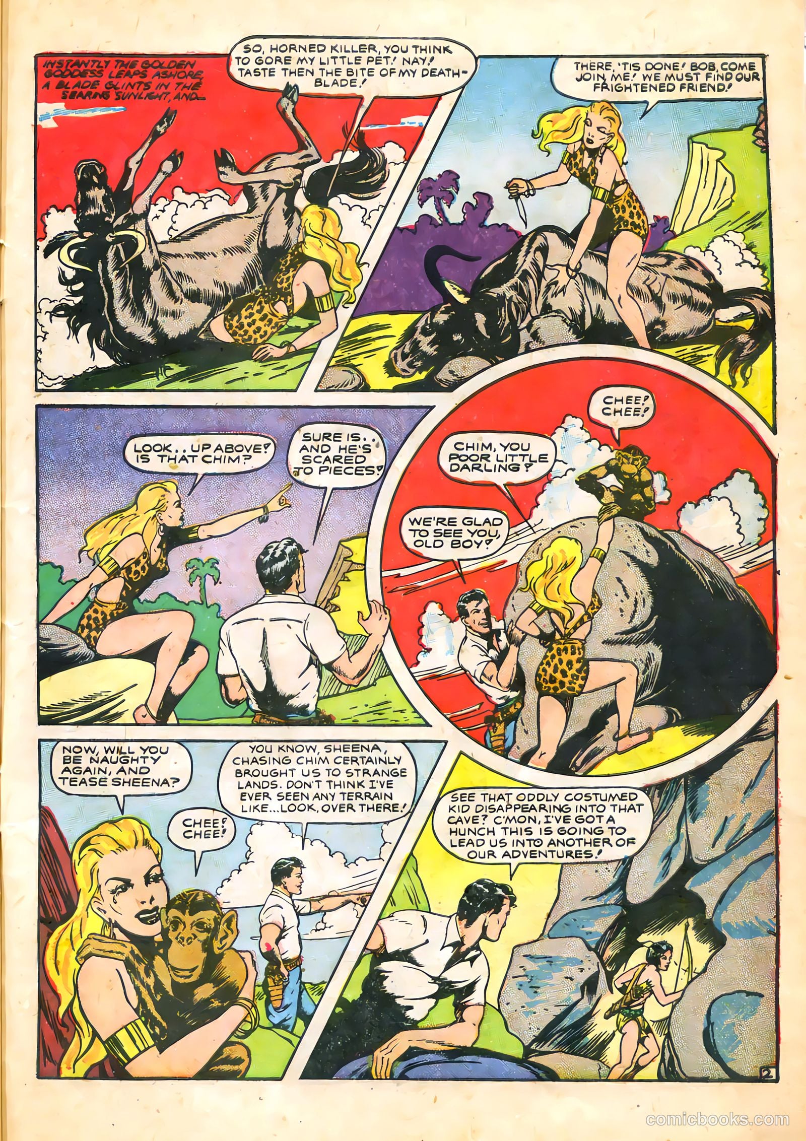 Sheena, Queen of the Jungle #5 (1949) — page 41 of 52