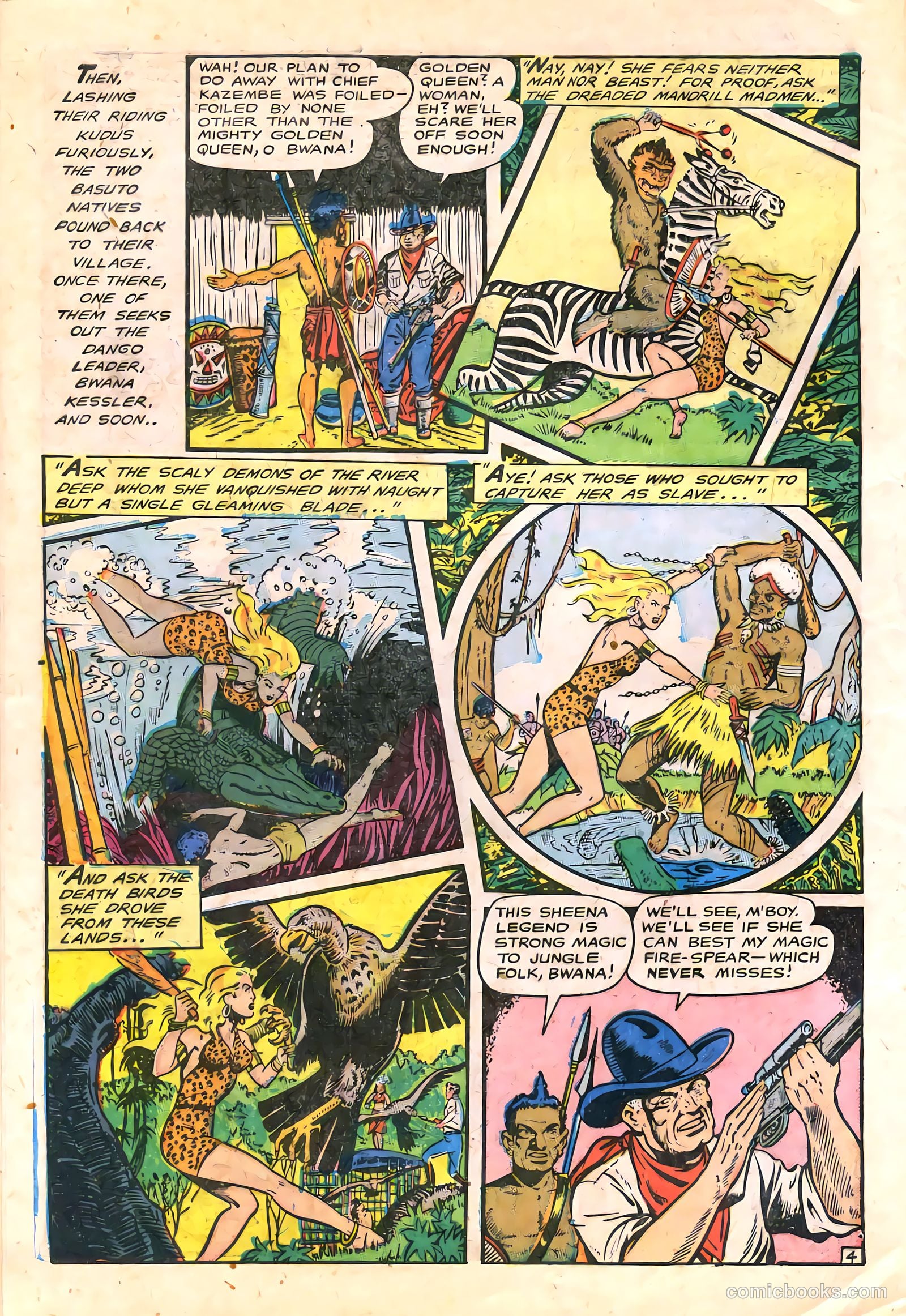 Sheena, Queen of the Jungle #6 (1950) — page 6 of 52