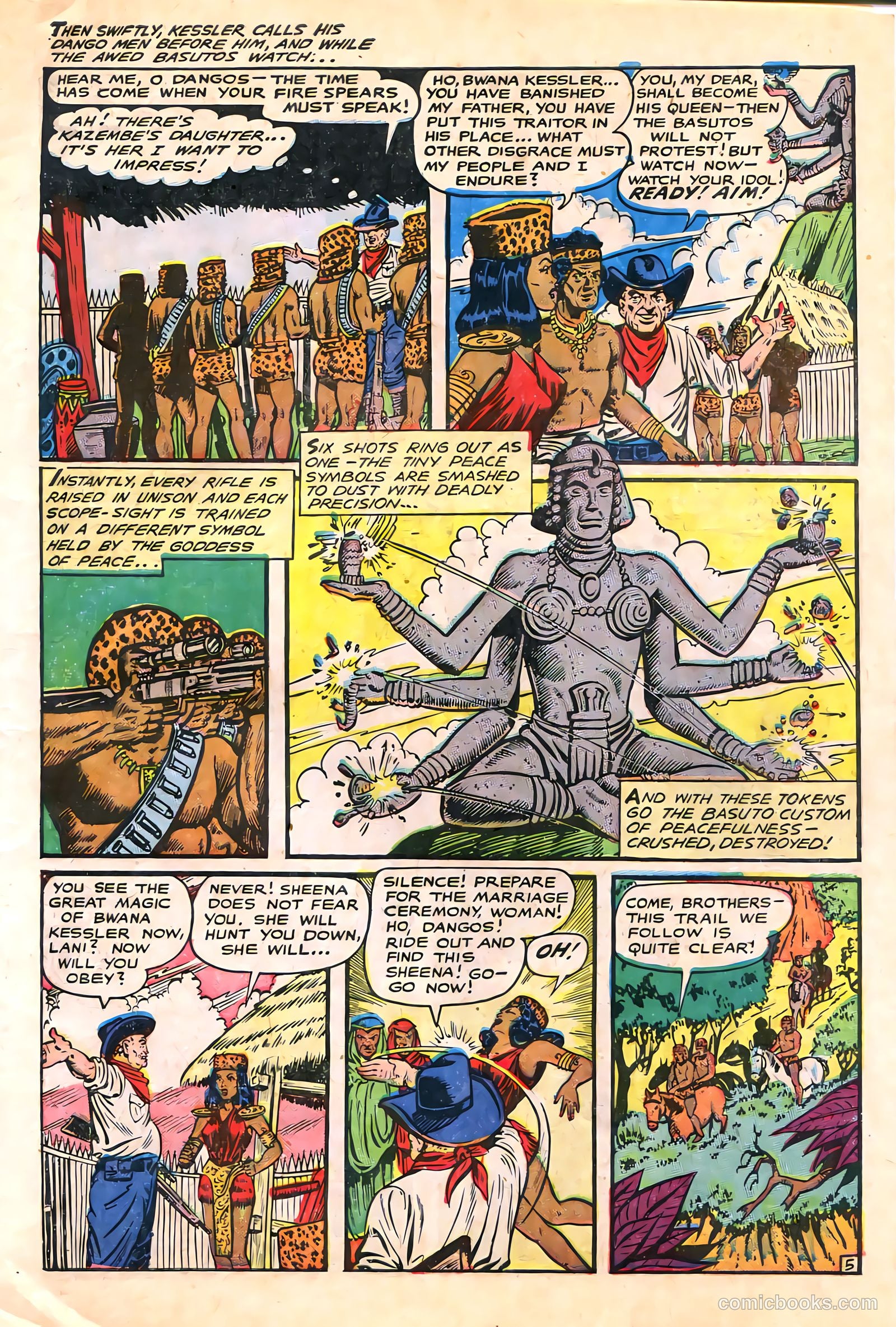 Sheena, Queen of the Jungle #6 (1950) — page 7 of 52