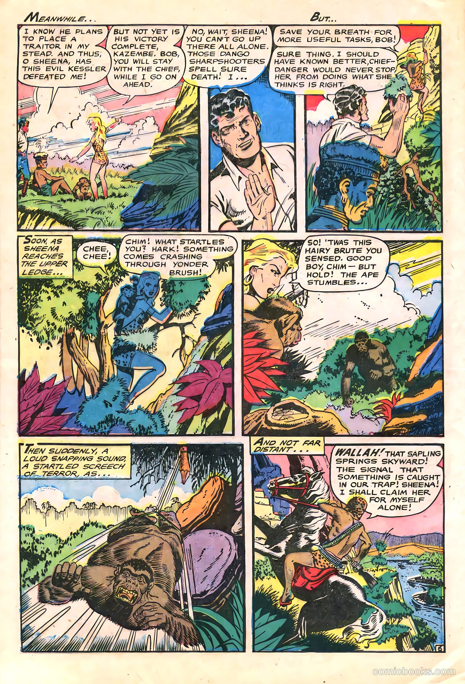 Sheena, Queen of the Jungle #6 (1950) — page 8 of 52