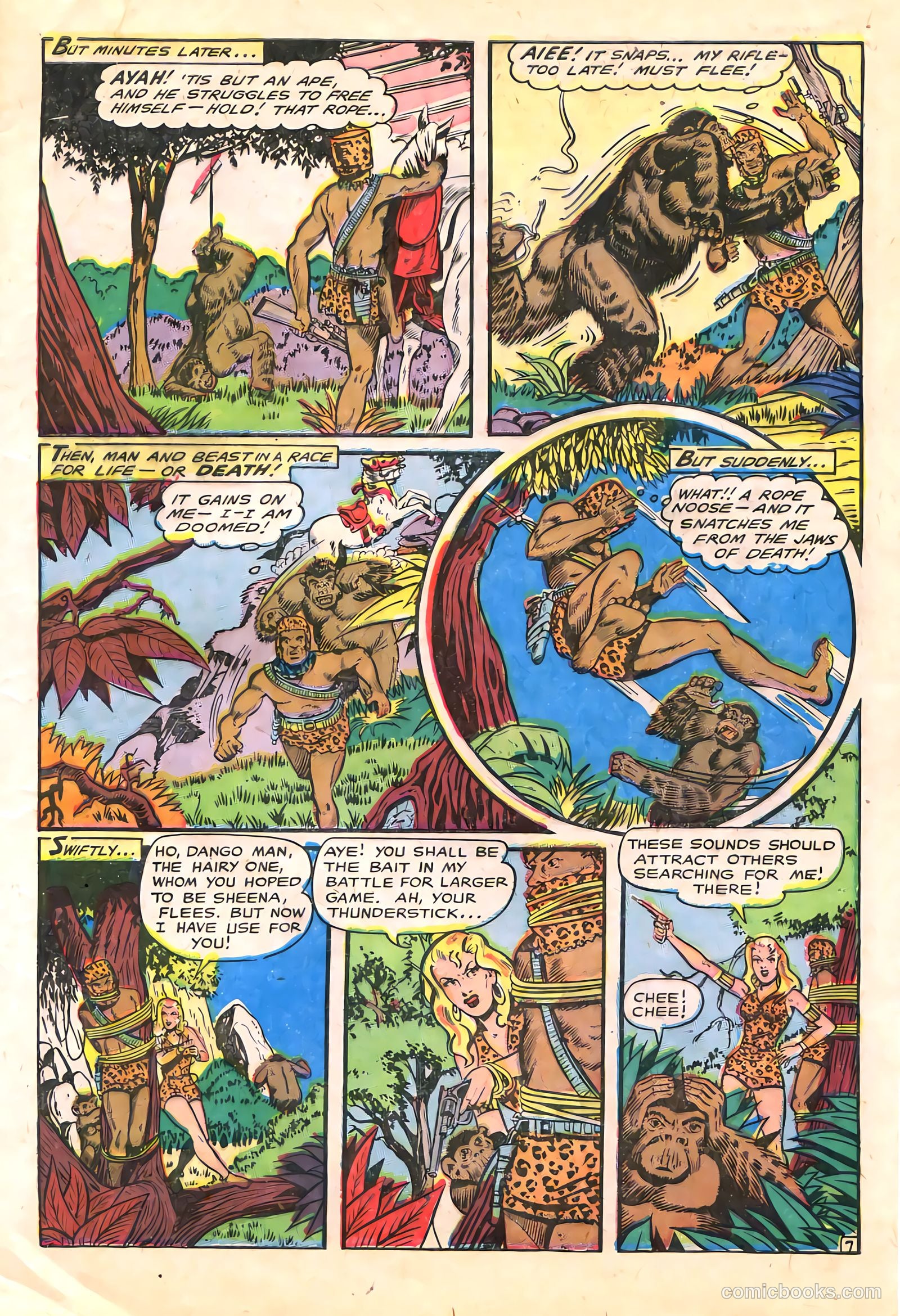Sheena, Queen of the Jungle #6 (1950) — page 9 of 52