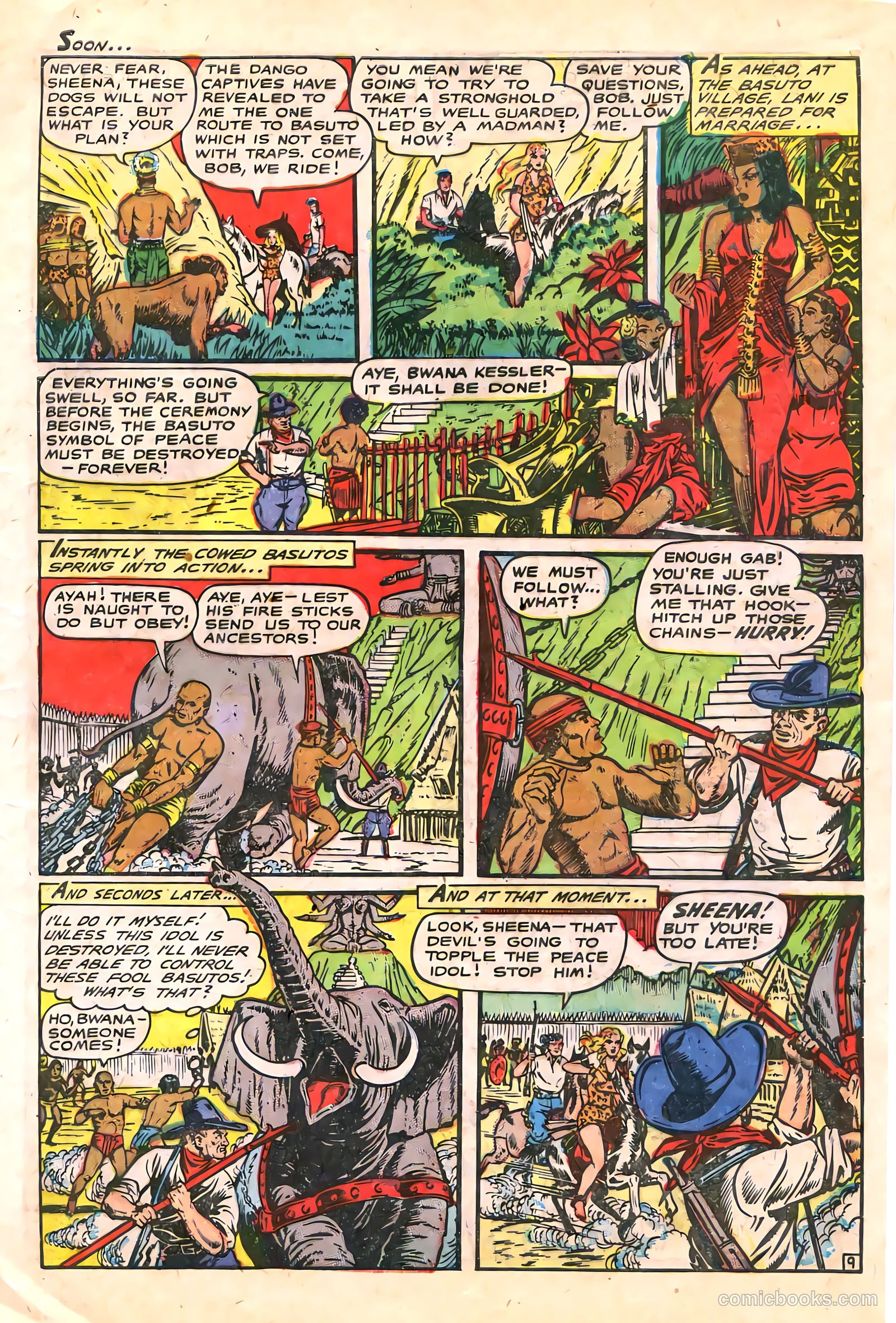 Sheena, Queen of the Jungle #6 (1950) — page 11 of 52