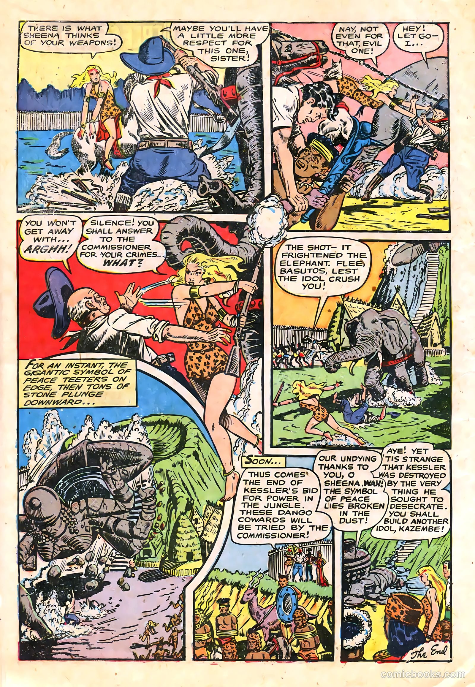 Sheena, Queen of the Jungle #6 (1950) — page 12 of 52