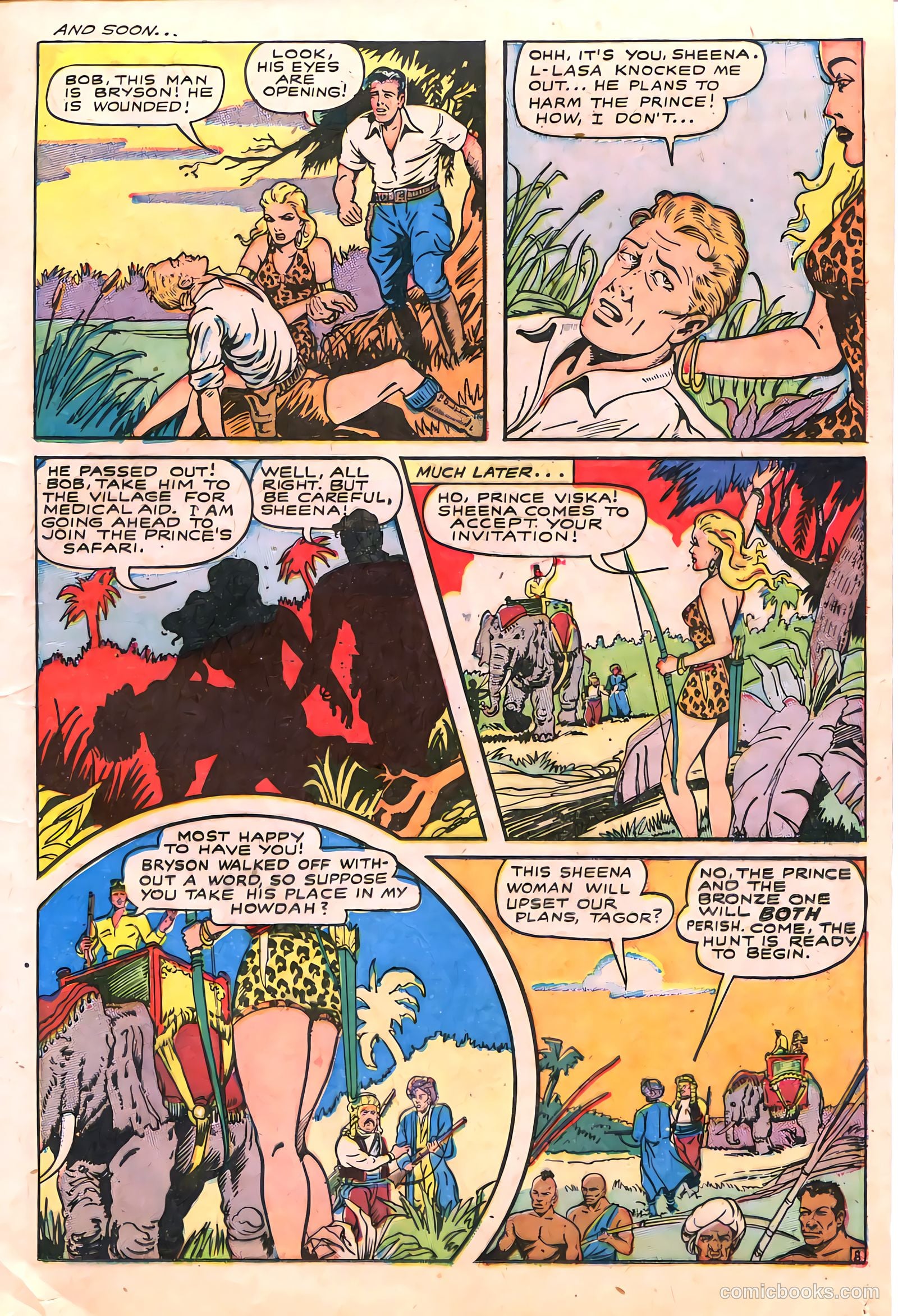 Sheena, Queen of the Jungle #6 (1950) — page 21 of 52