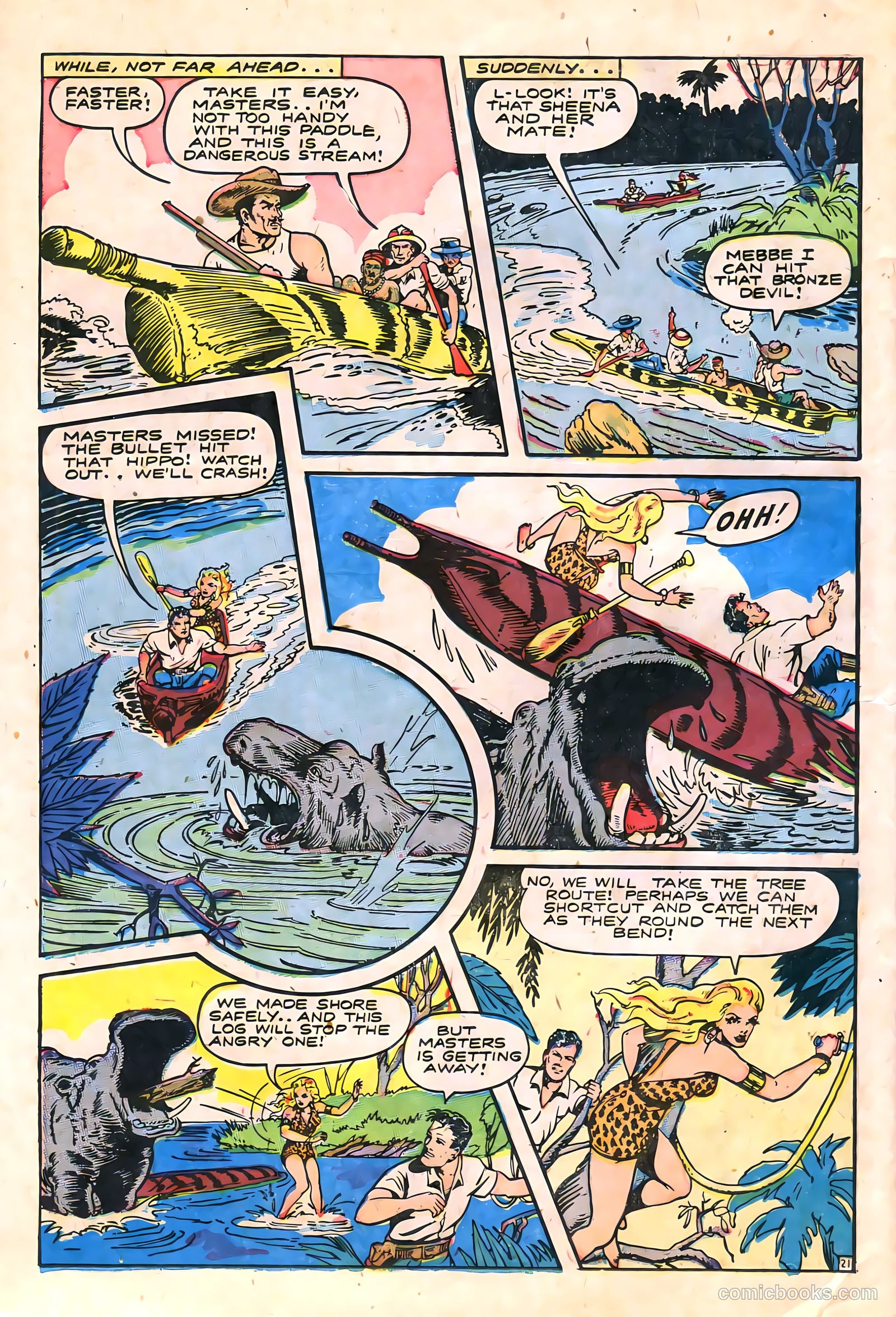 Sheena, Queen of the Jungle #6 (1950) — page 34 of 52