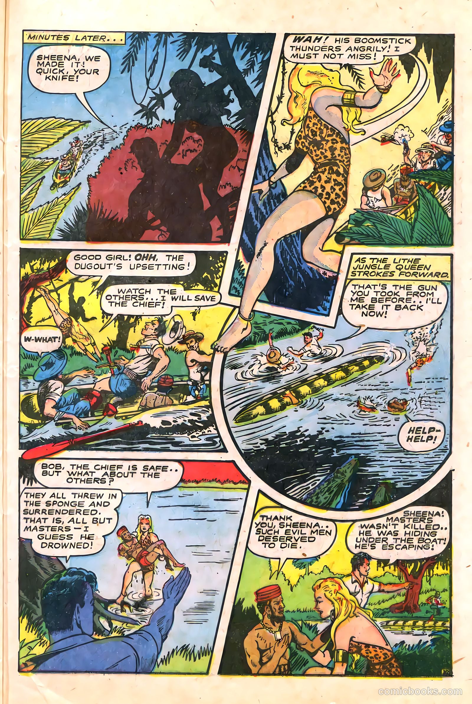 Sheena, Queen of the Jungle #6 (1950) — page 35 of 52