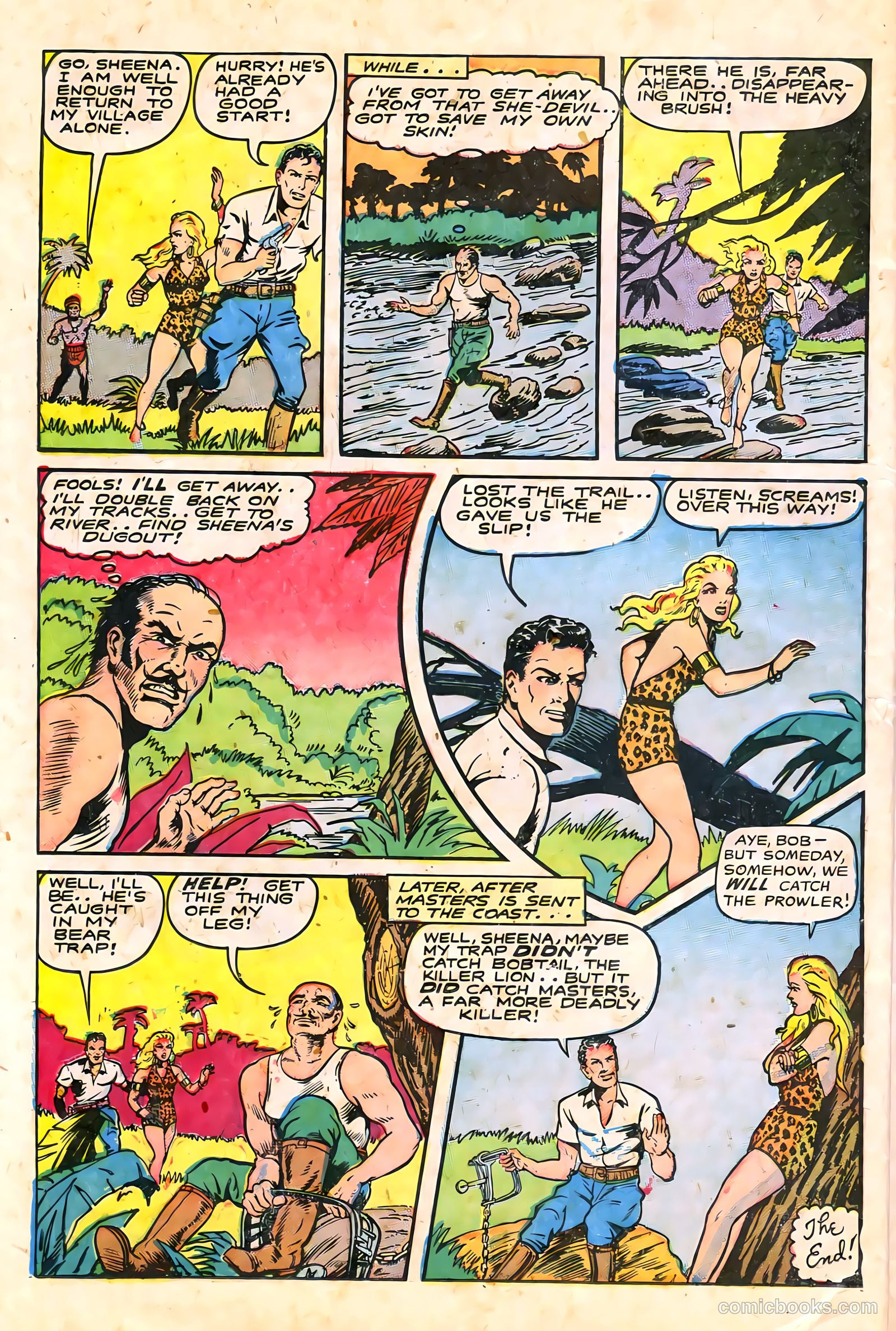 Sheena, Queen of the Jungle #6 (1950) — page 36 of 52