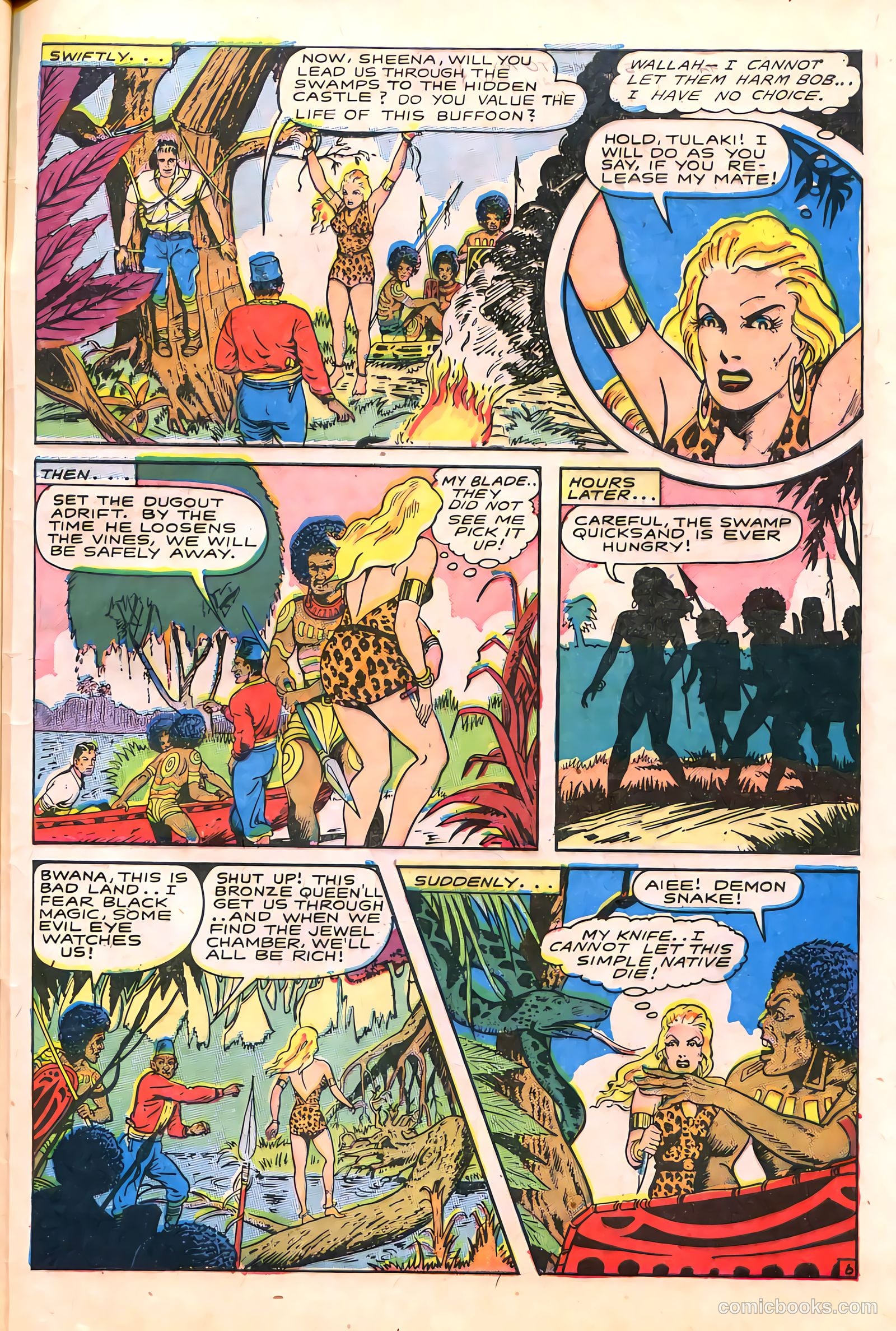 Sheena, Queen of the Jungle #6 (1950) — page 45 of 52