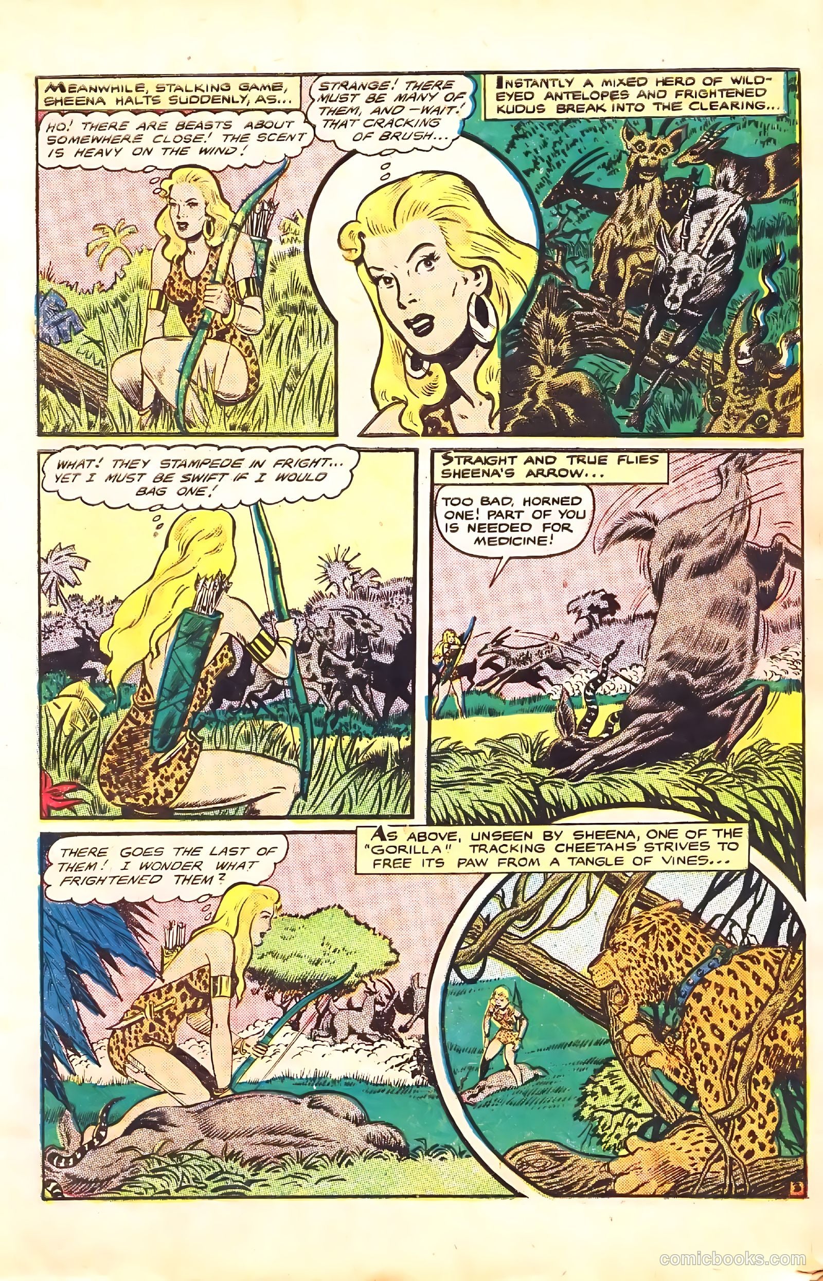 Sheena, Queen of the Jungle #7 (1950) — page 5 of 52