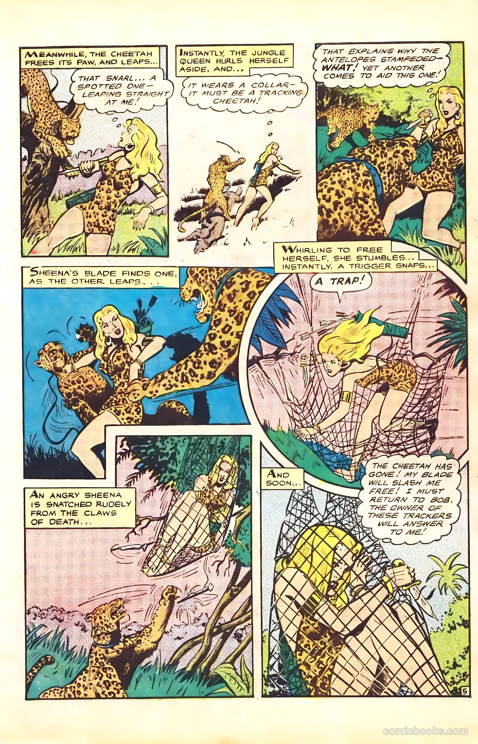 Sheena, Queen of the Jungle #7 (1950) — page 7 of 52