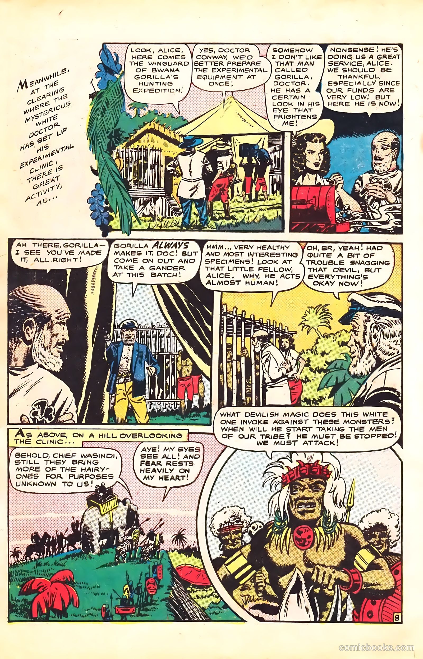 Sheena, Queen of the Jungle #7 (1950) — page 10 of 52