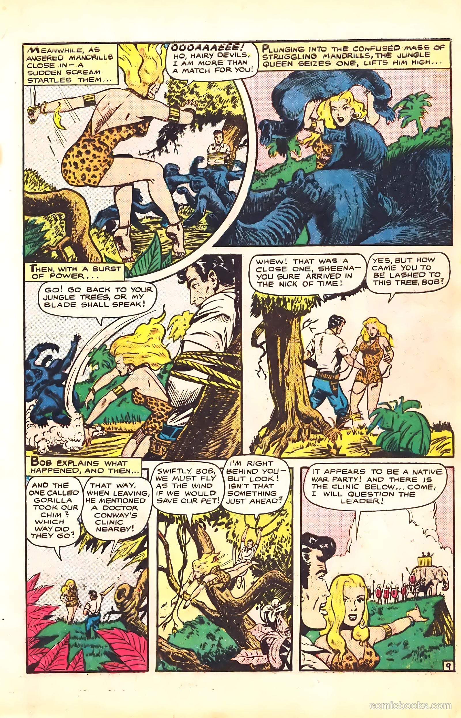Sheena, Queen of the Jungle #7 (1950) — page 11 of 52