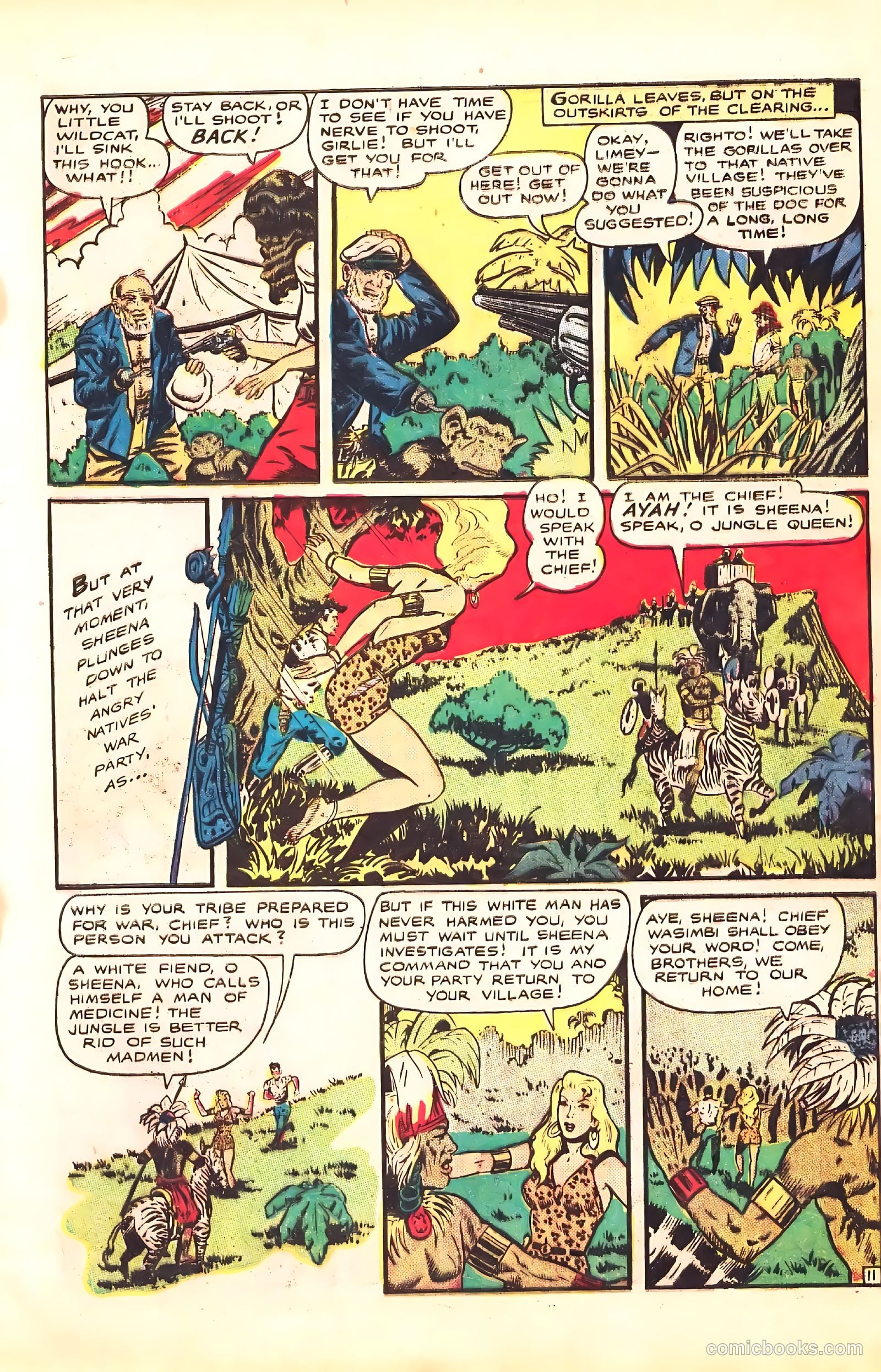 Sheena, Queen of the Jungle #7 (1950) — page 13 of 52