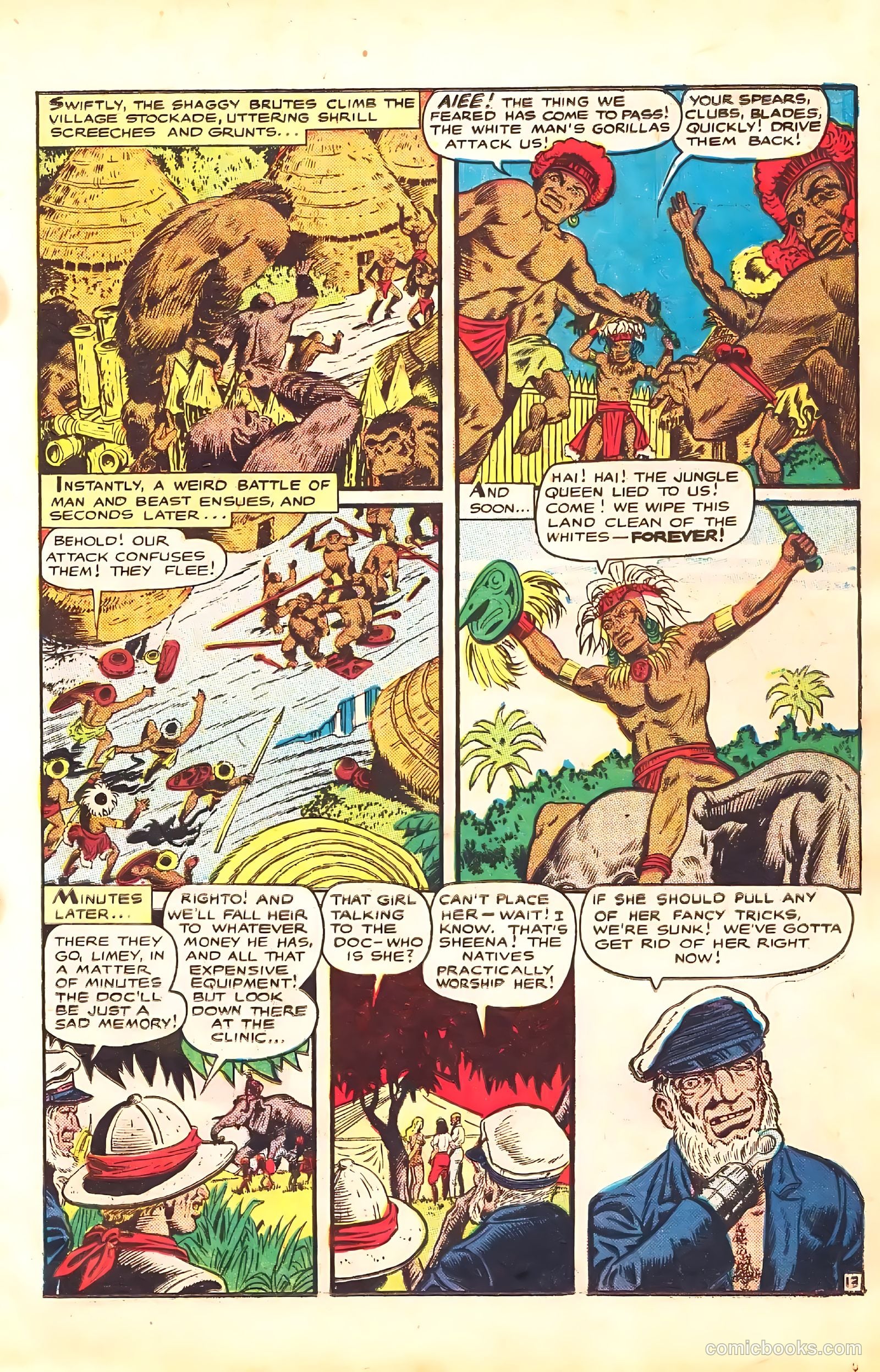 Sheena, Queen of the Jungle #7 (1950) — page 15 of 52