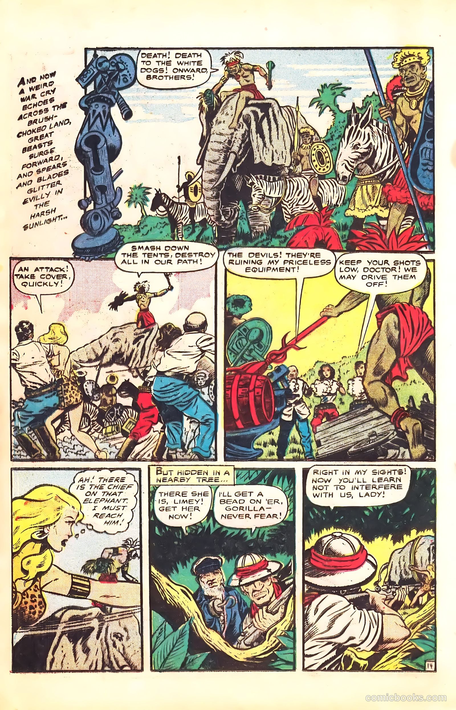 Sheena, Queen of the Jungle #7 (1950) — page 16 of 52