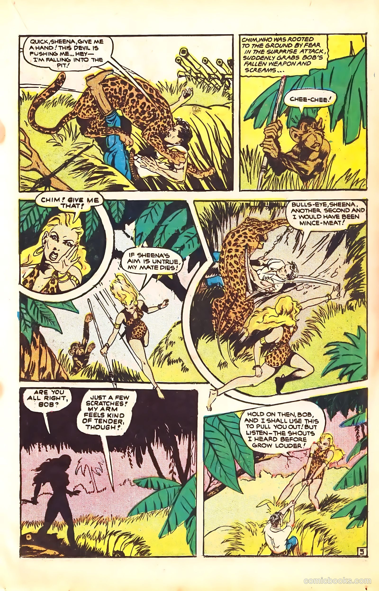 Sheena, Queen of the Jungle #7 (1950) — page 23 of 52