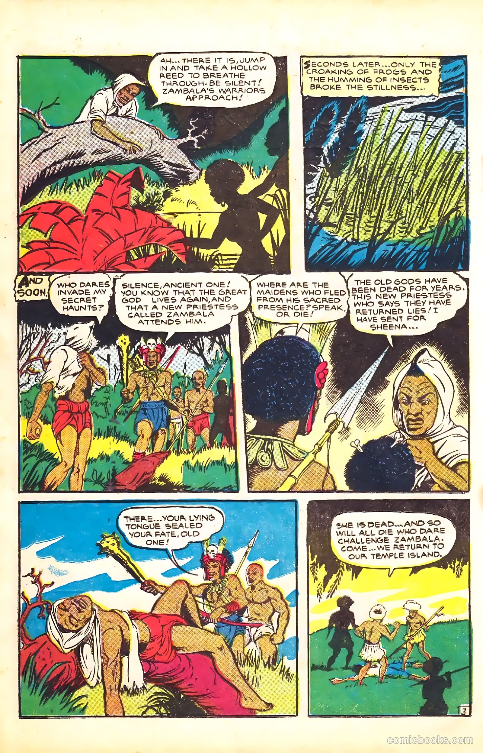 Sheena, Queen of the Jungle #7 (1950) — page 36 of 52