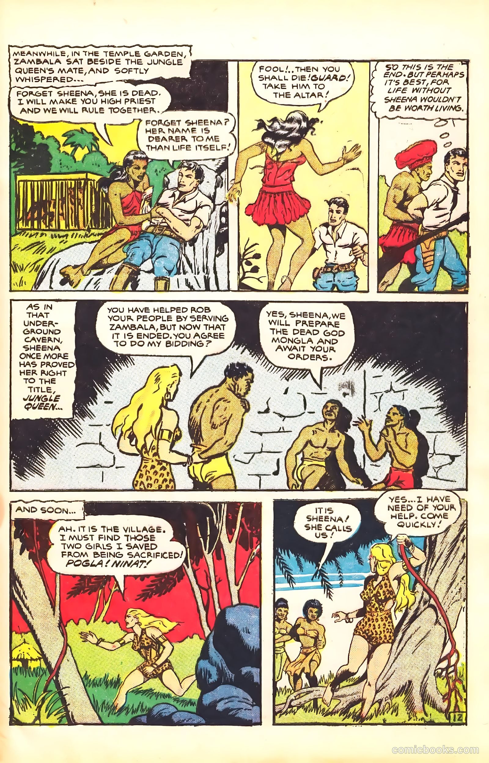 Sheena, Queen of the Jungle #7 (1950) — page 45 of 52