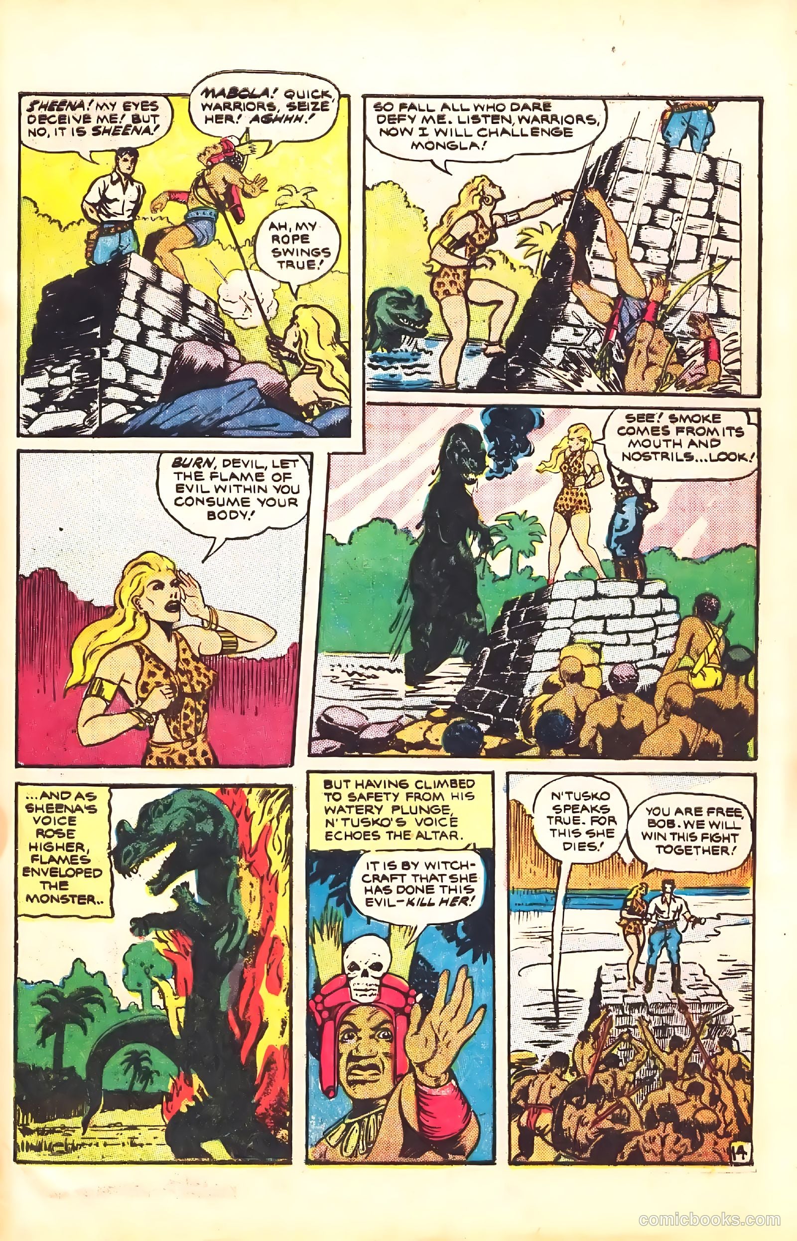 Sheena, Queen of the Jungle #7 (1950) — page 47 of 52