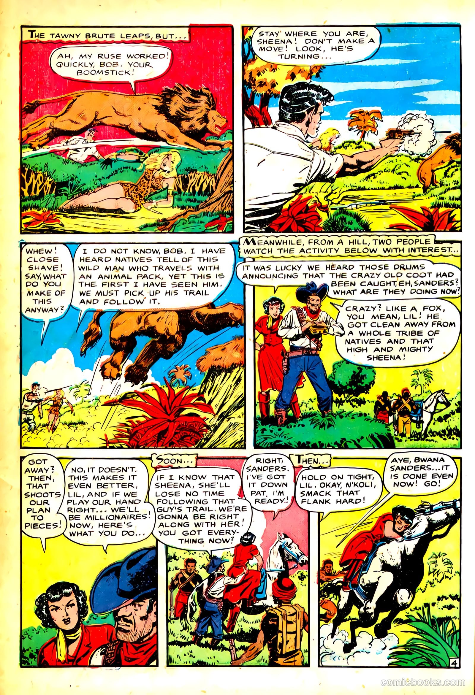 Sheena, Queen of the Jungle #8 (1950) — page 7 of 37
