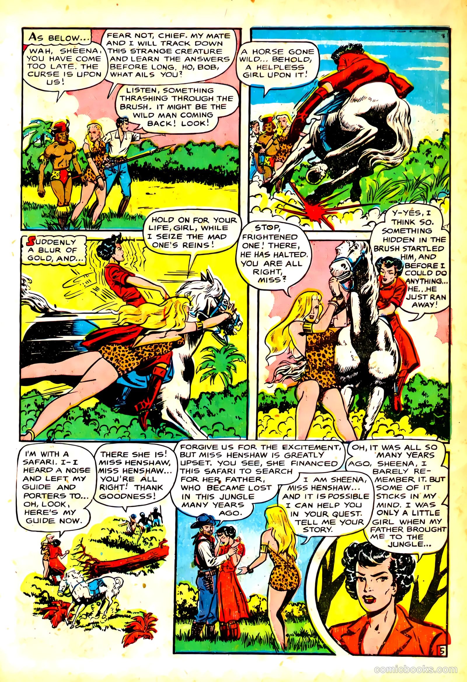 Sheena, Queen of the Jungle #8 (1950) — page 8 of 37