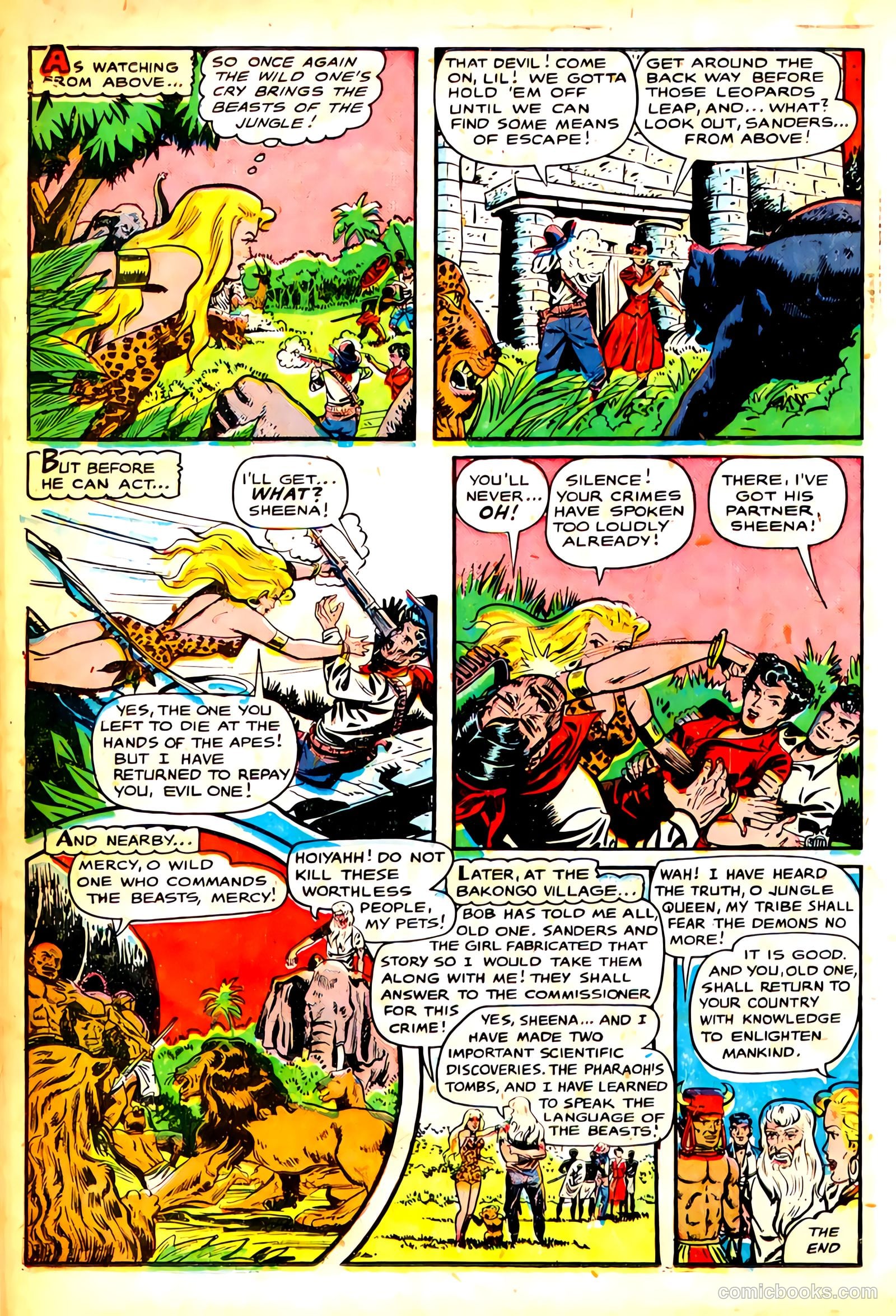 Sheena, Queen of the Jungle #8 (1950) — page 15 of 37