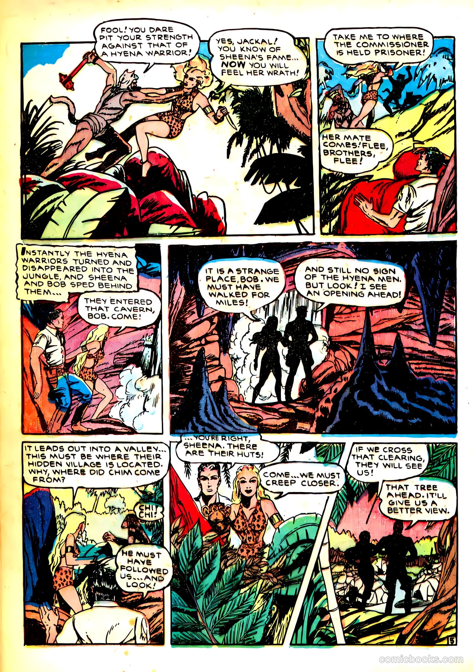Sheena, Queen of the Jungle #8 (1950) — page 21 of 37