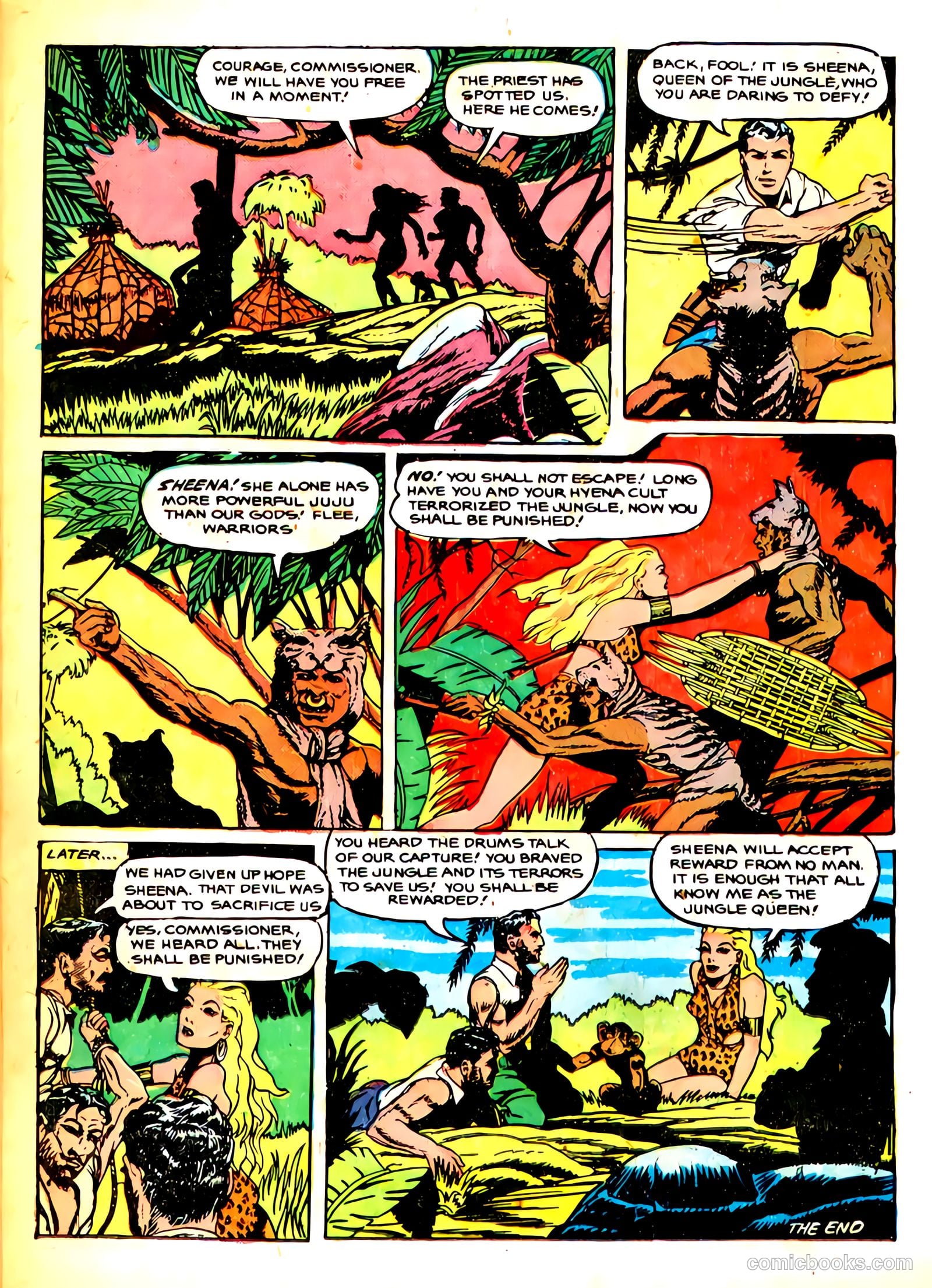 Sheena, Queen of the Jungle #8 (1950) — page 23 of 37