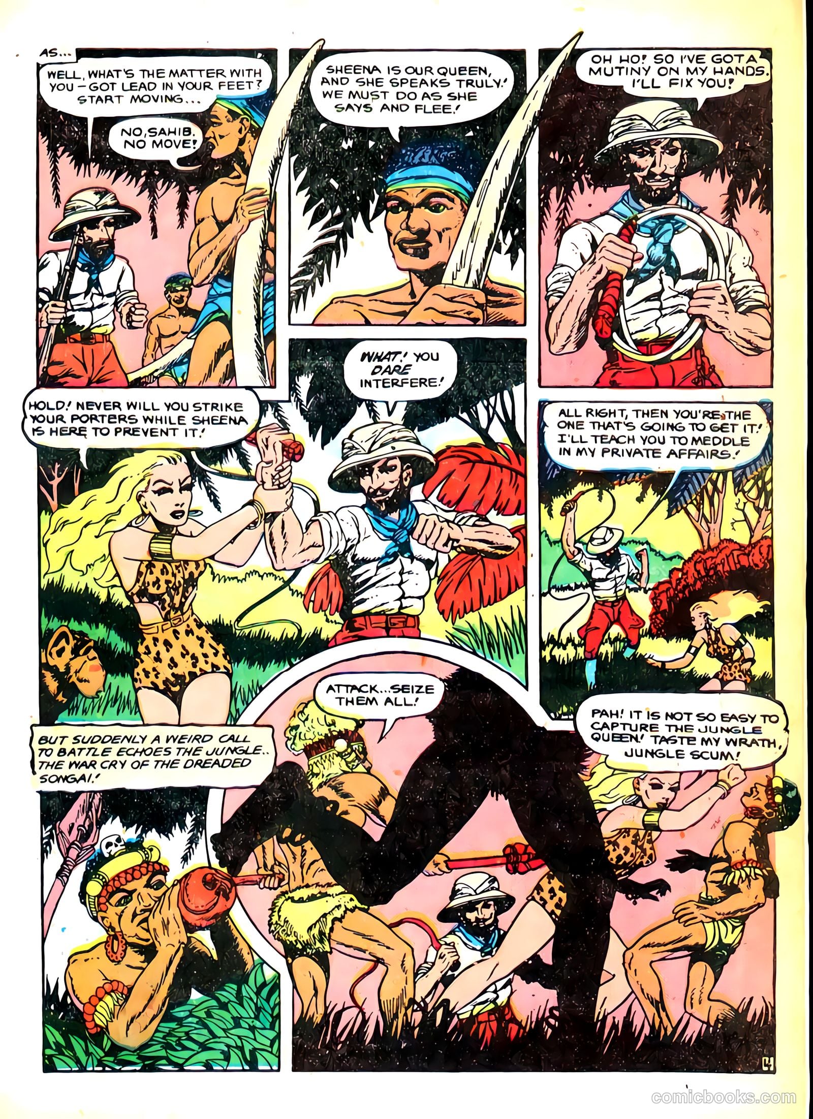 Sheena, Queen of the Jungle #8 (1950) — page 28 of 37