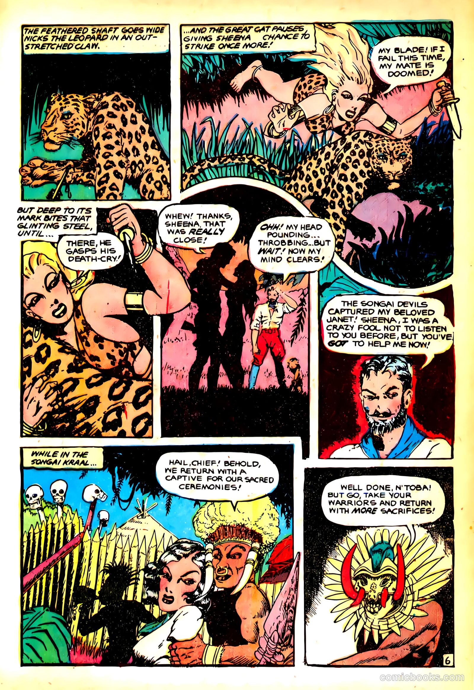 Sheena, Queen of the Jungle #8 (1950) — page 30 of 37