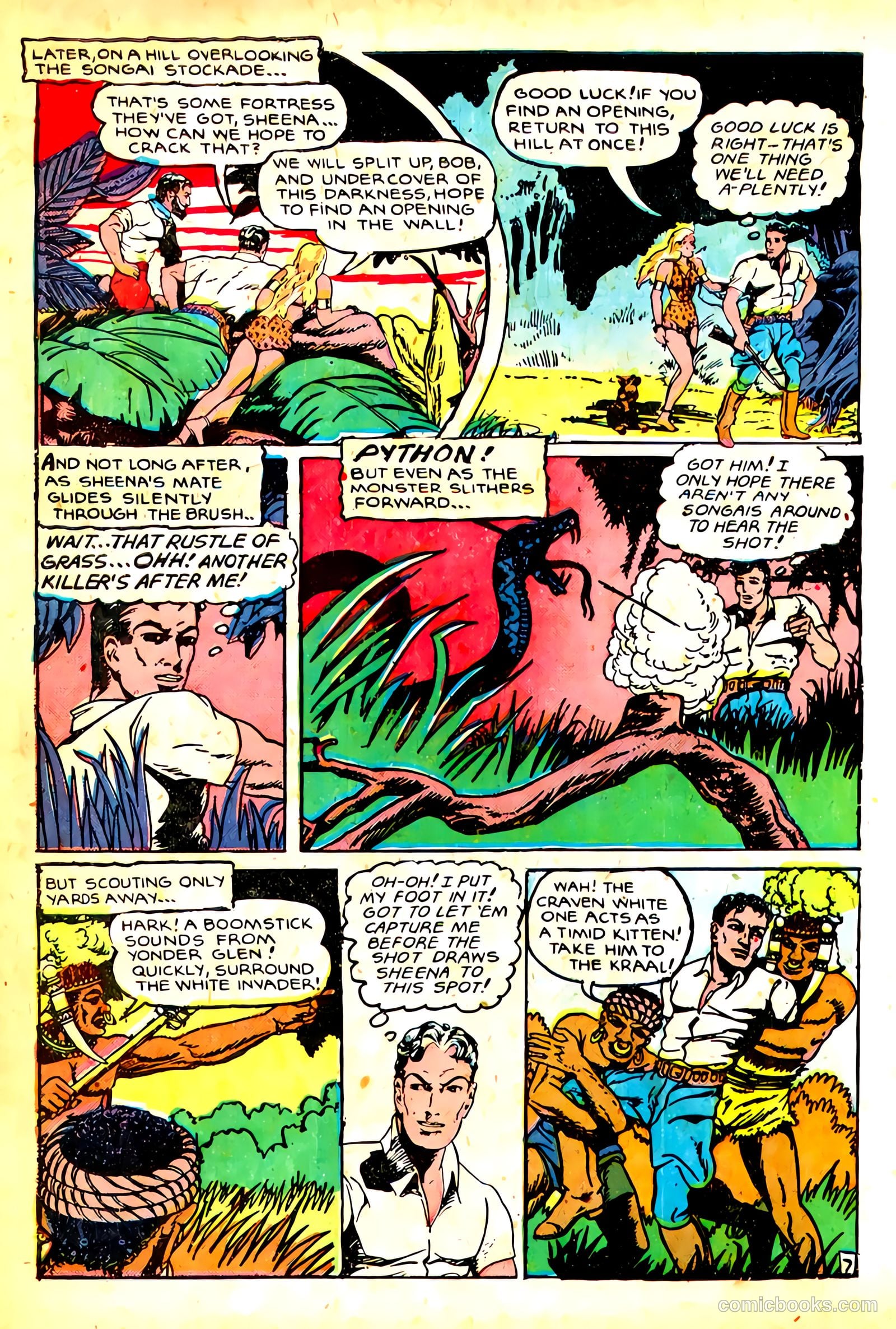 Sheena, Queen of the Jungle #8 (1950) — page 31 of 37