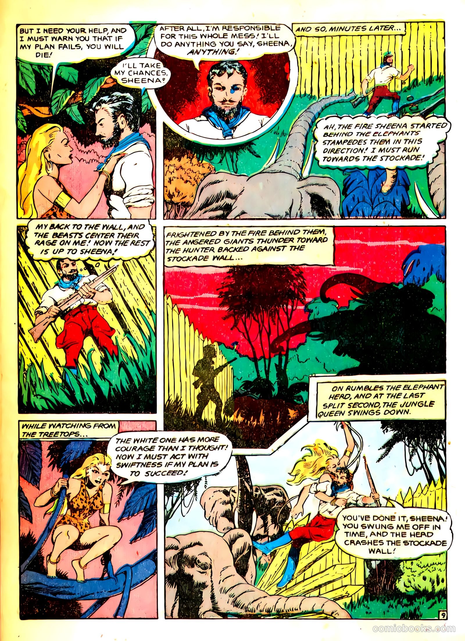Sheena, Queen of the Jungle #8 (1950) — page 33 of 37