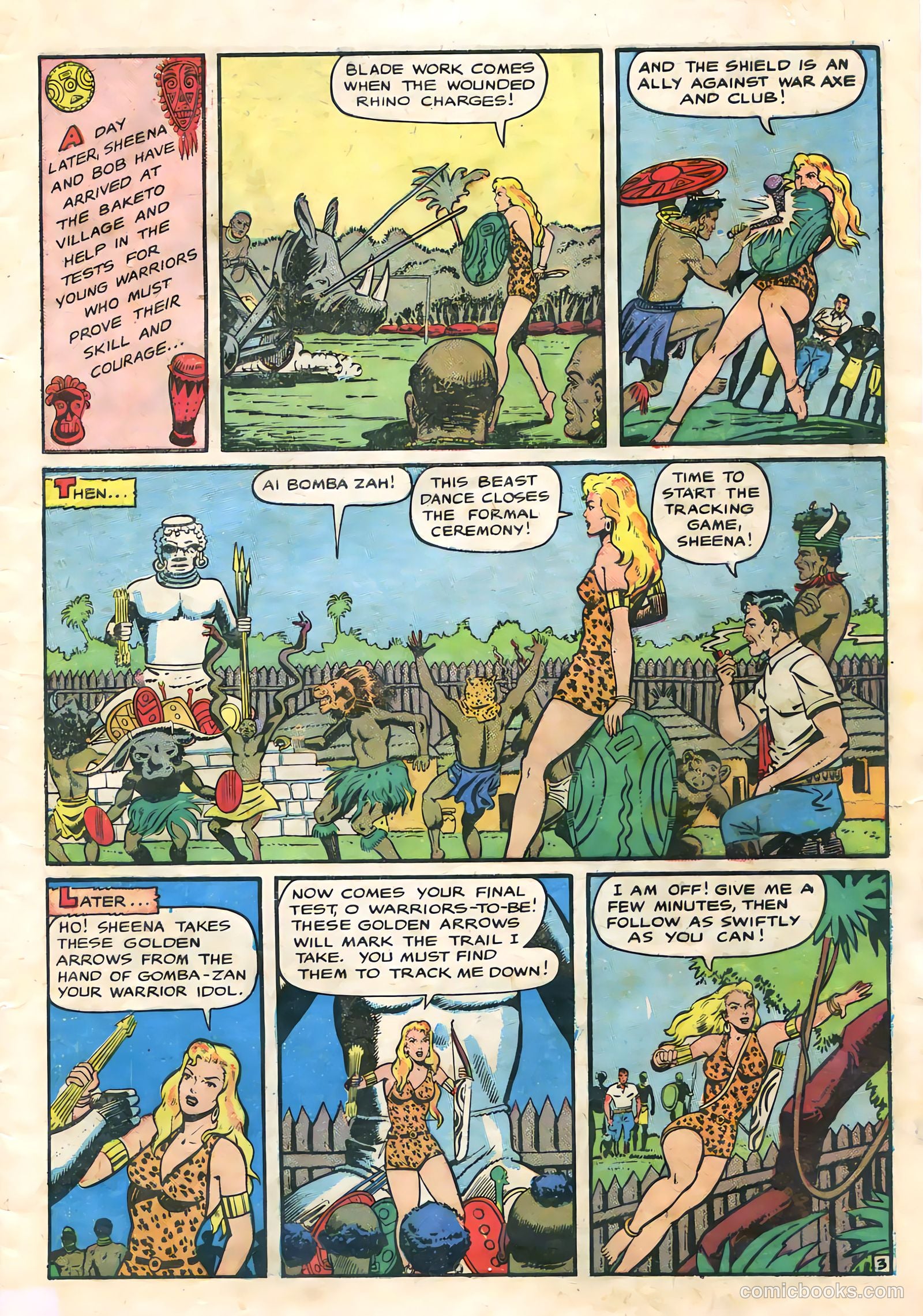 Sheena, Queen of the Jungle #9 (1950) — page 5 of 36