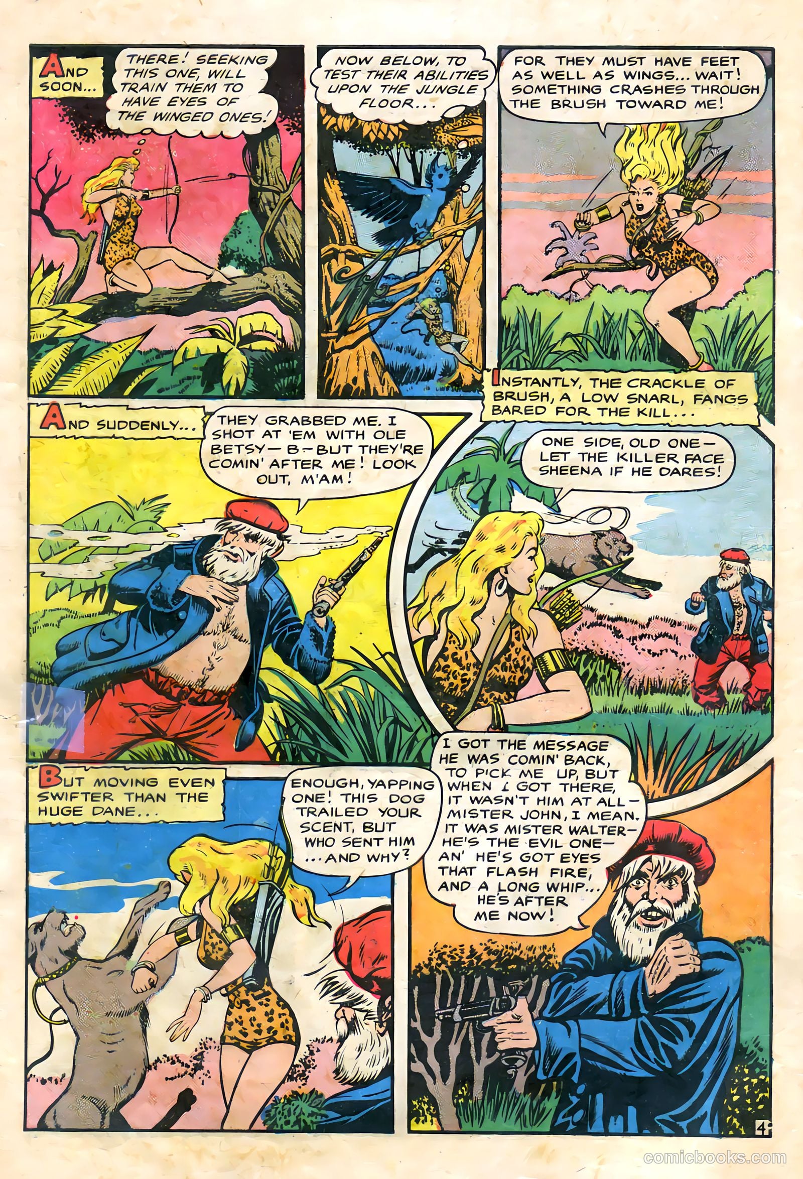 Sheena, Queen of the Jungle #9 (1950) — page 6 of 36