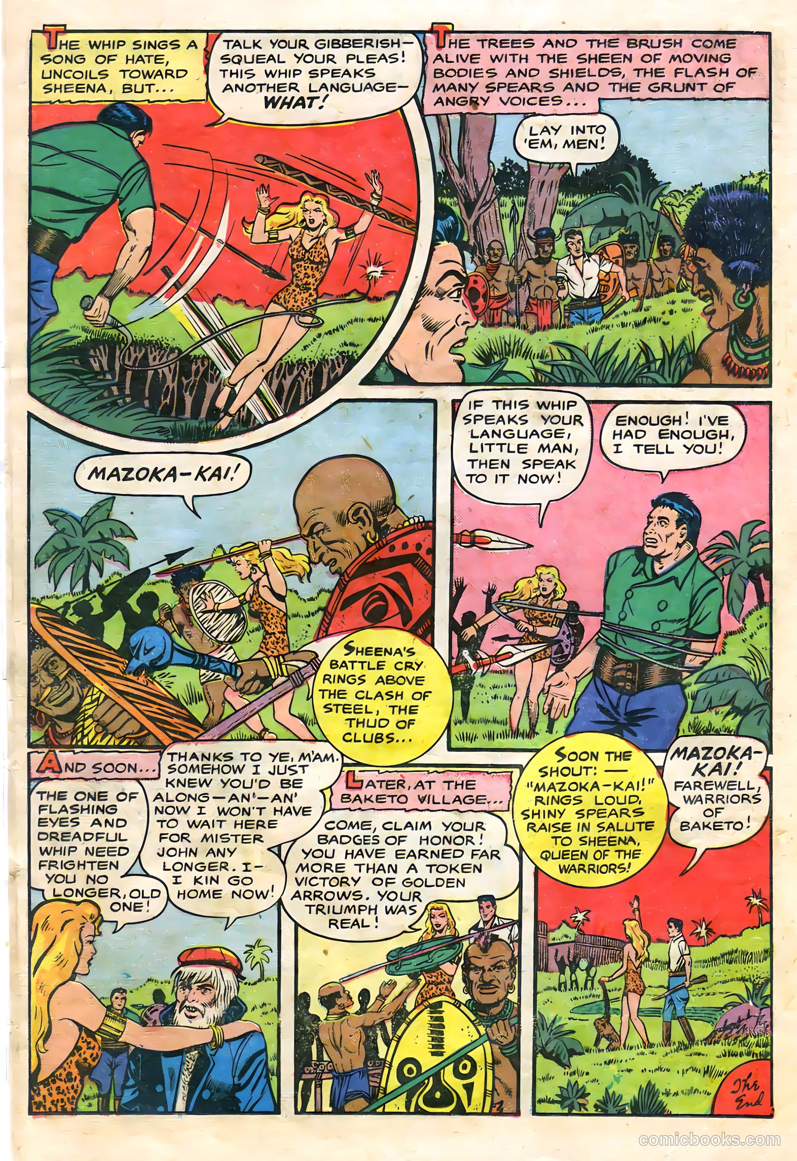 Sheena, Queen of the Jungle #9 (1950) — page 14 of 36