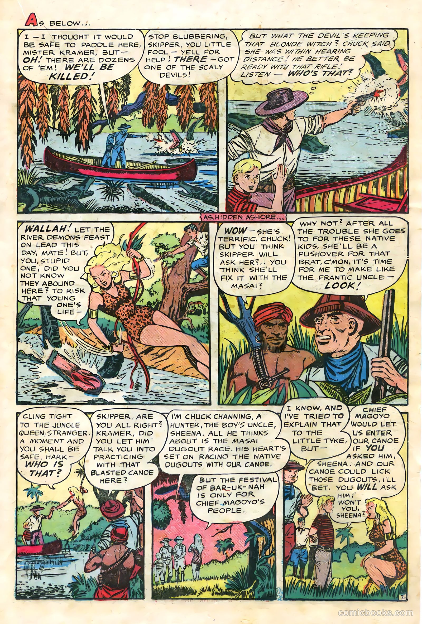 Sheena, Queen of the Jungle #9 (1950) — page 17 of 36