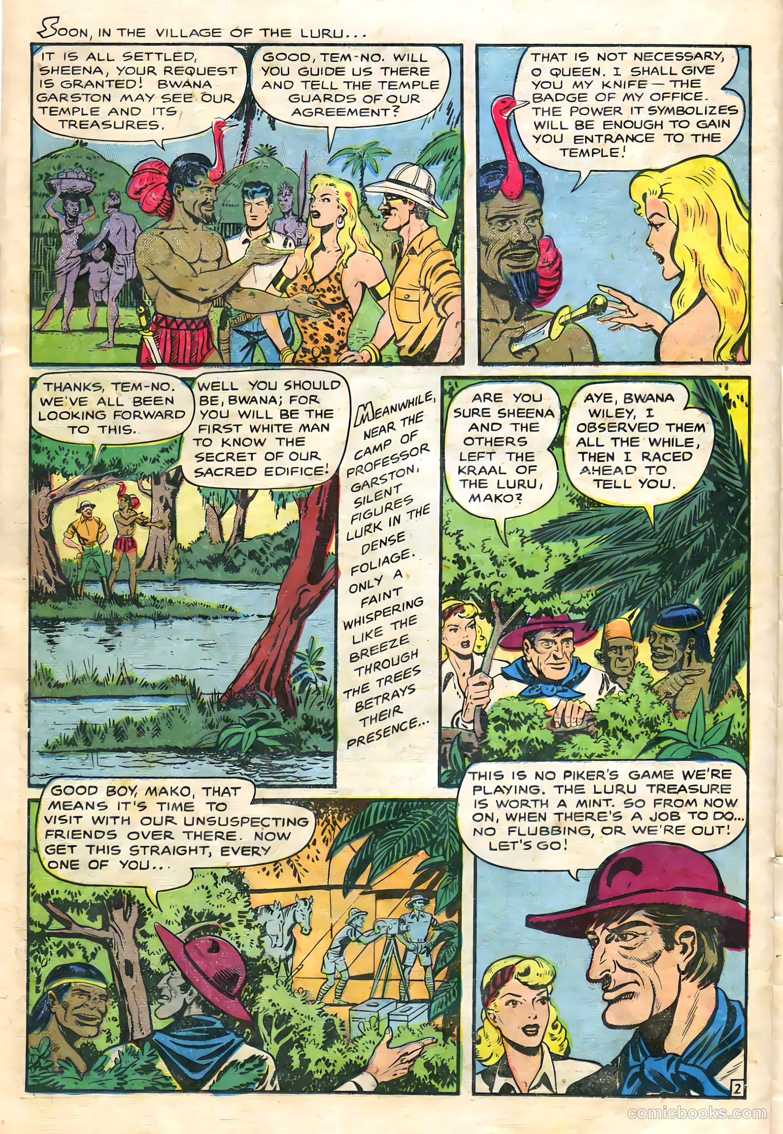 Sheena, Queen of the Jungle #9 (1950) — page 26 of 36