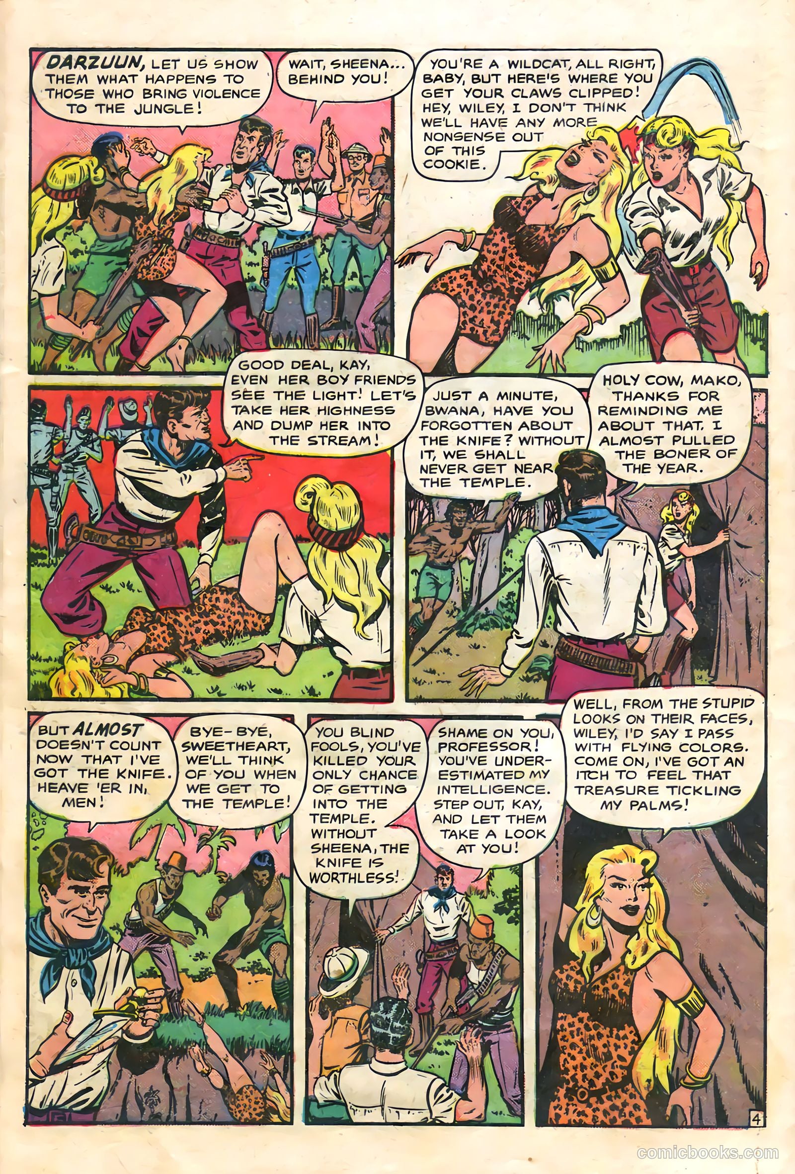 Sheena, Queen of the Jungle #9 (1950) — page 28 of 36