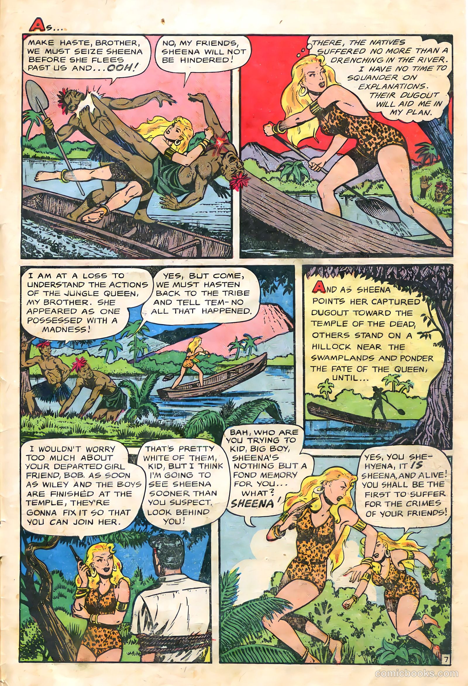 Sheena, Queen of the Jungle #9 (1950) — page 31 of 36