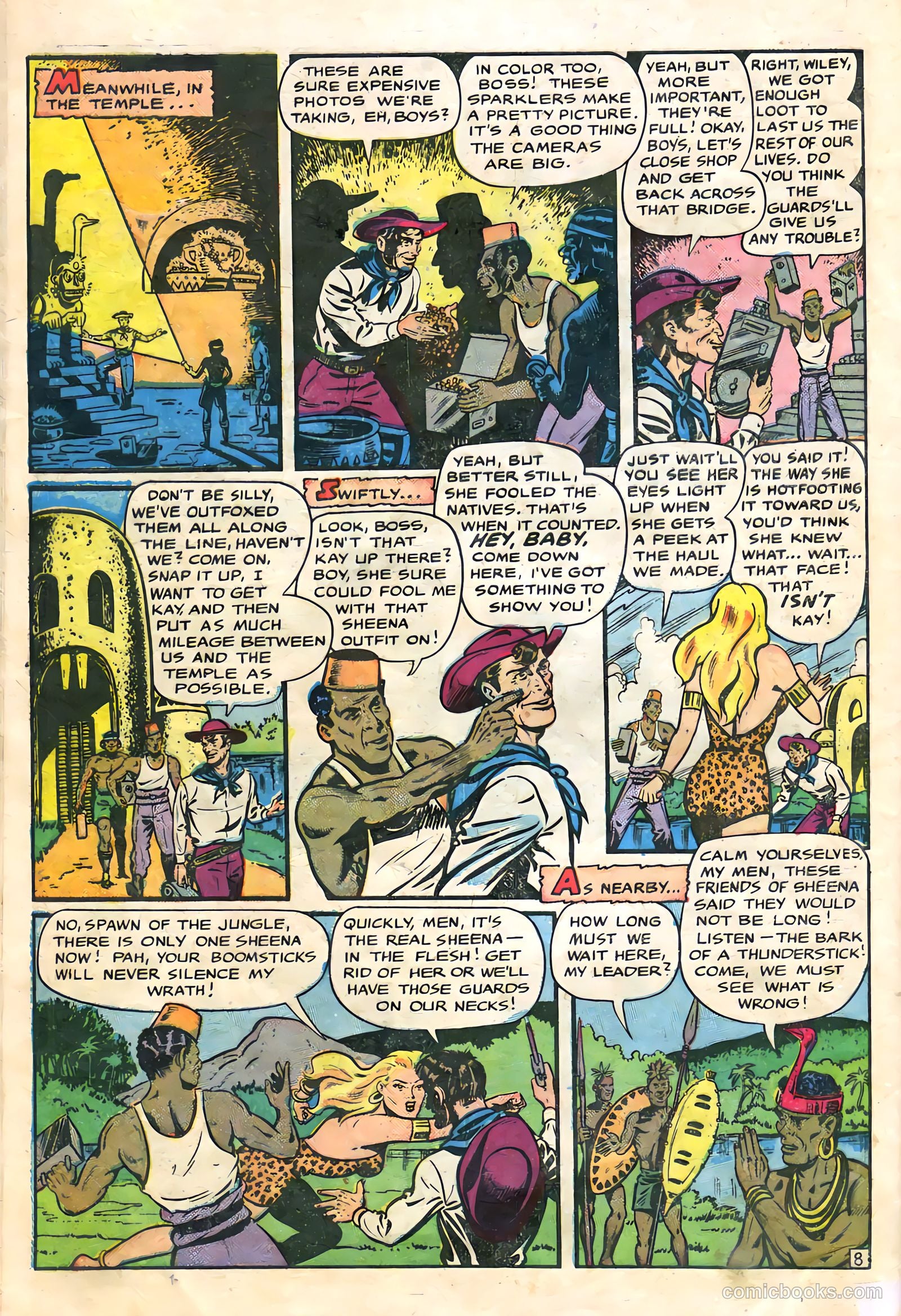 Sheena, Queen of the Jungle #9 (1950) — page 32 of 36