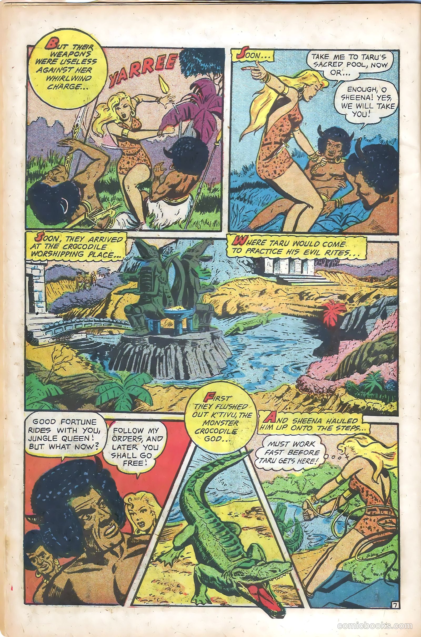 Sheena, Queen of the Jungle #9 (1958) — page 10 of 36