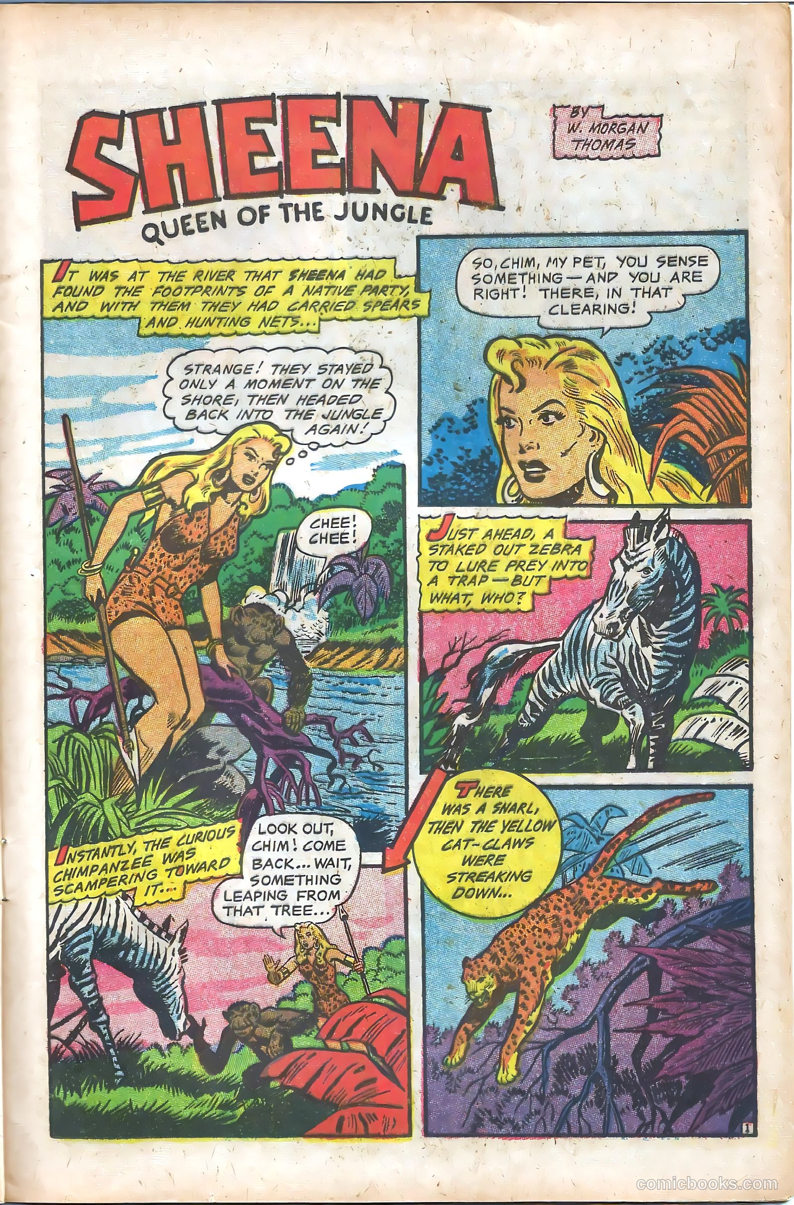 Sheena, Queen of the Jungle #9 (1958) — page 13 of 36