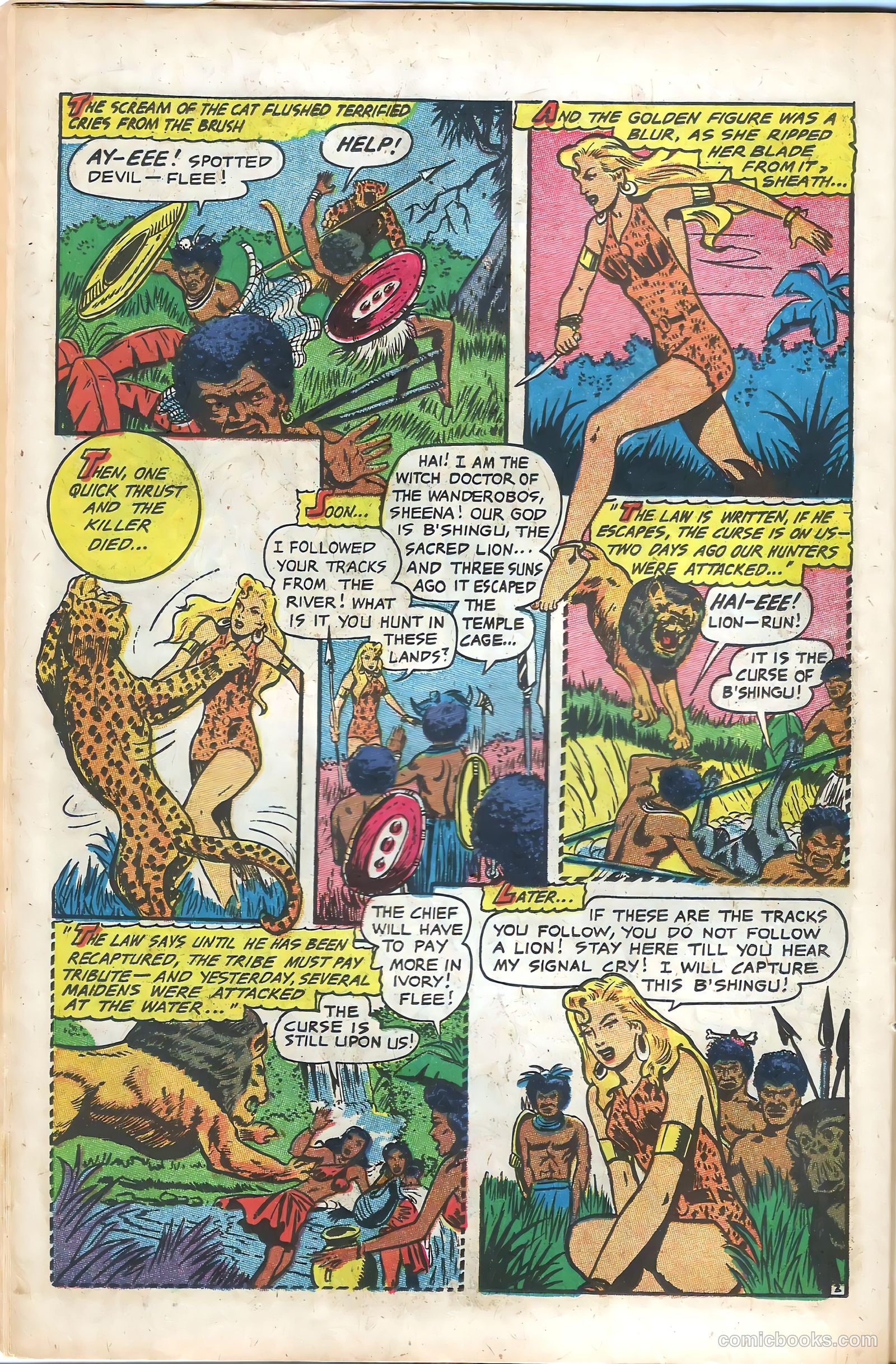 Sheena, Queen of the Jungle #9 (1958) — page 14 of 36