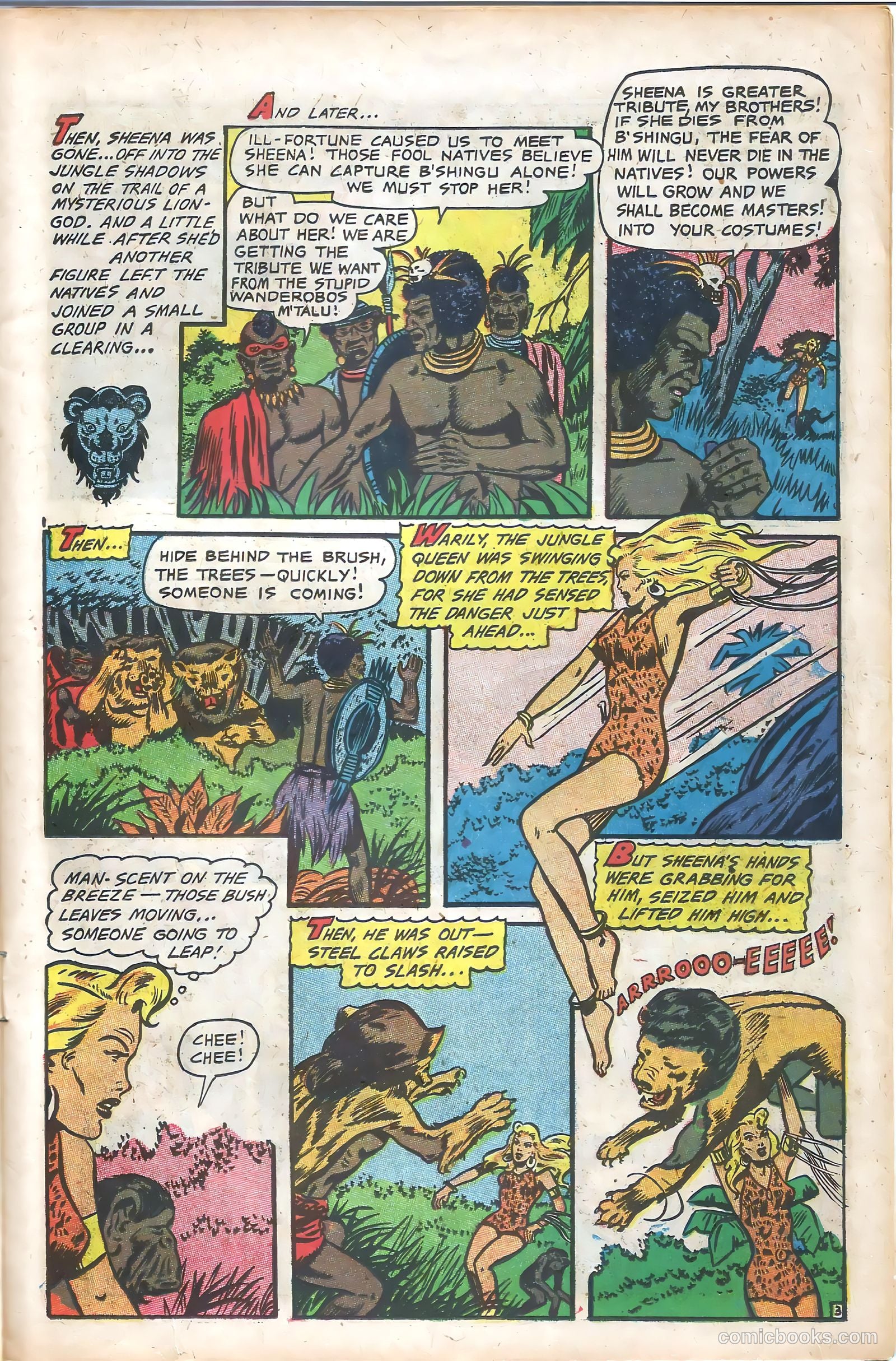 Sheena, Queen of the Jungle #9 (1958) — page 15 of 36